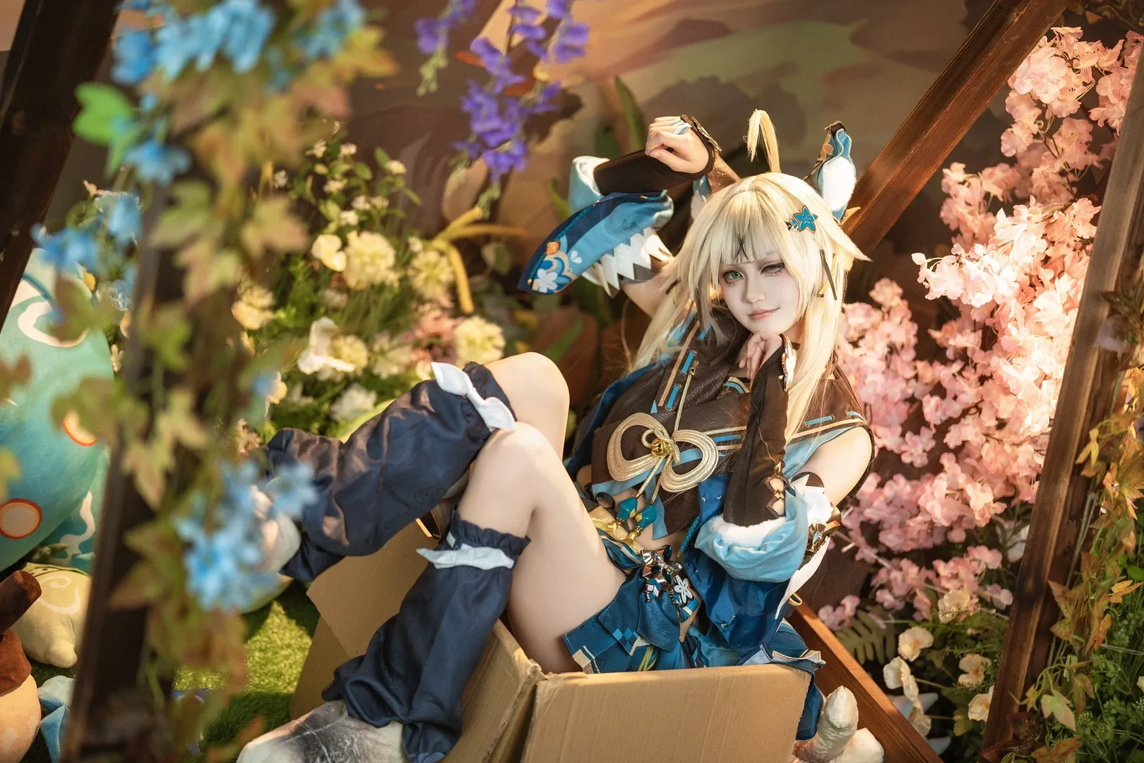 原神, 猫娘, cosplay摄影, 绮良良cos, 米游社 - 第1张