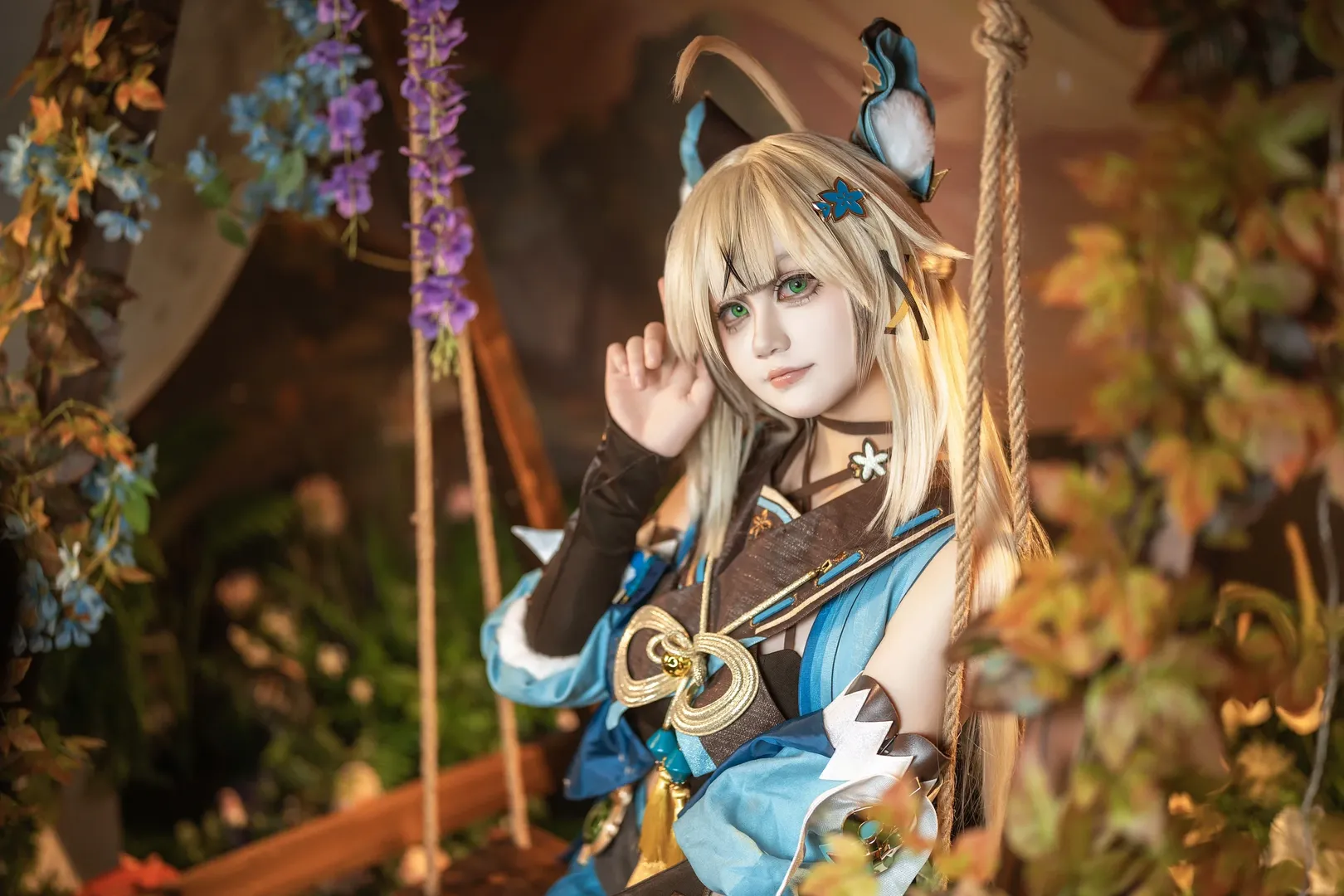 原神, 猫娘, cosplay摄影, 绮良良cos, 米游社 - 第2张