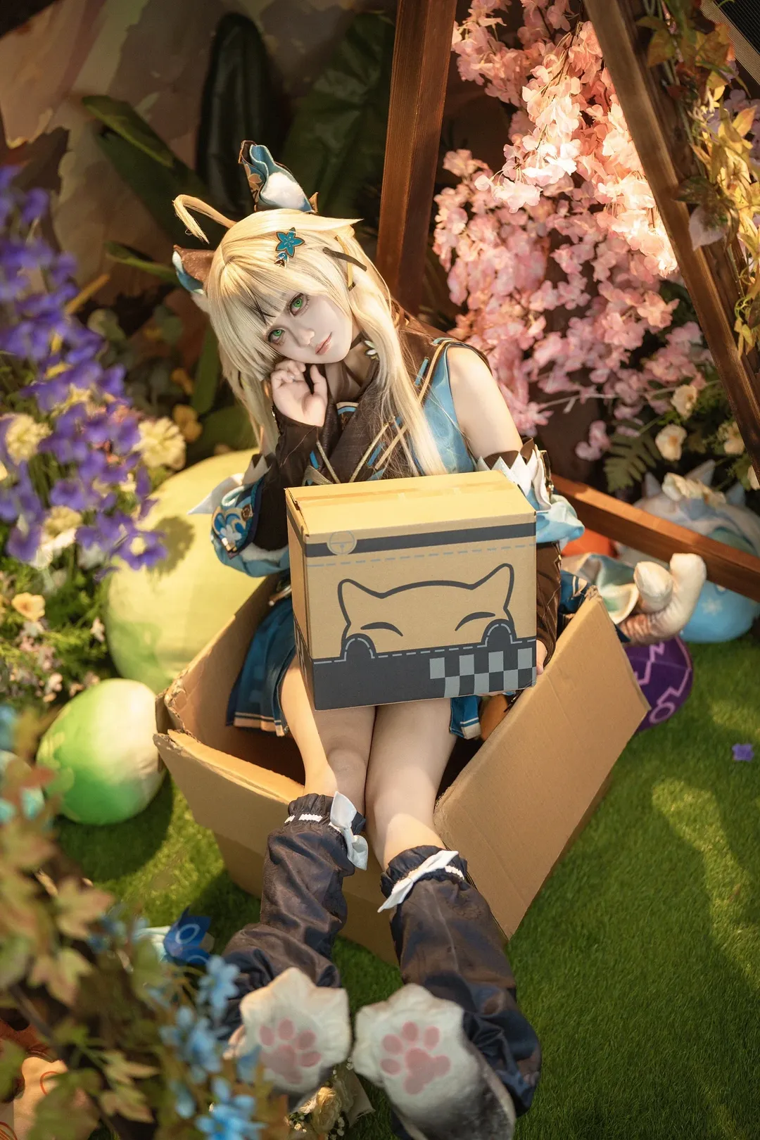 原神, 猫娘, cosplay摄影, 绮良良cos, 米游社