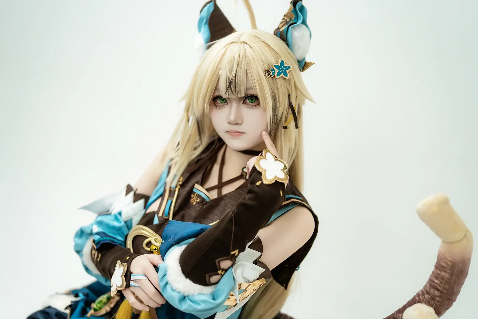 原神, 猫娘, cosplay摄影, 绮良良cos, 米游社 - 第4张