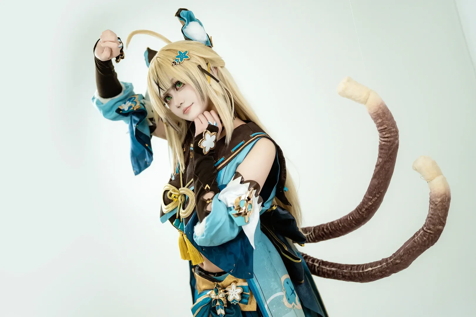 原神, 猫娘, cosplay摄影, 绮良良cos, 米游社 - 第5张