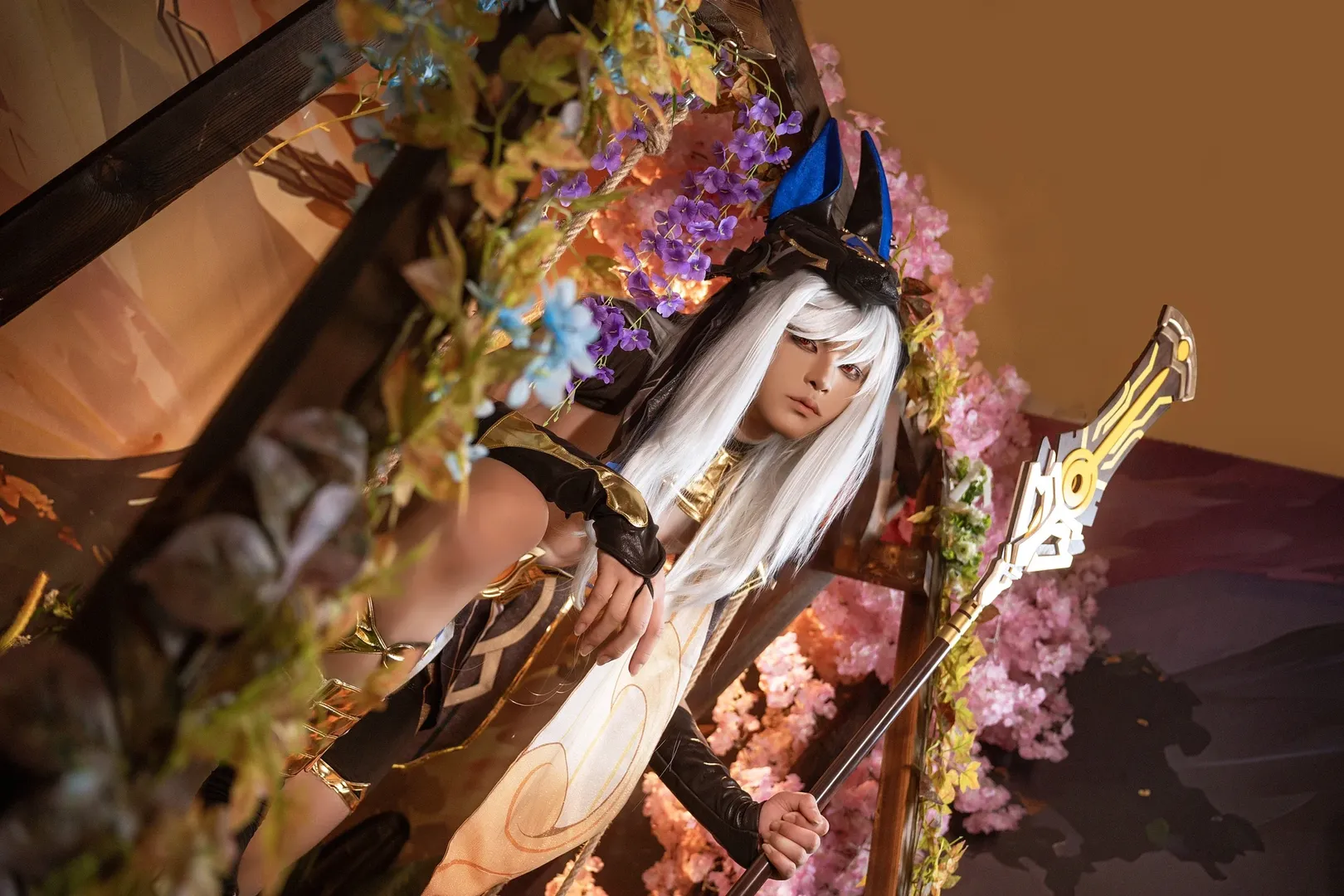 原神, cosplay, 原神摄影, 赛诺cos, 大风机关 - 第4张