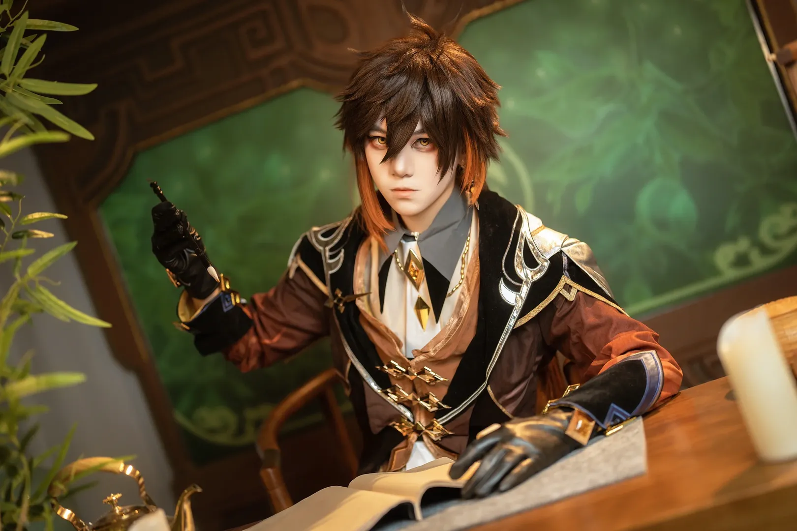 角色扮演, 原神, cosplay摄影, 钟离cos, 古风奇幻 - 第2张