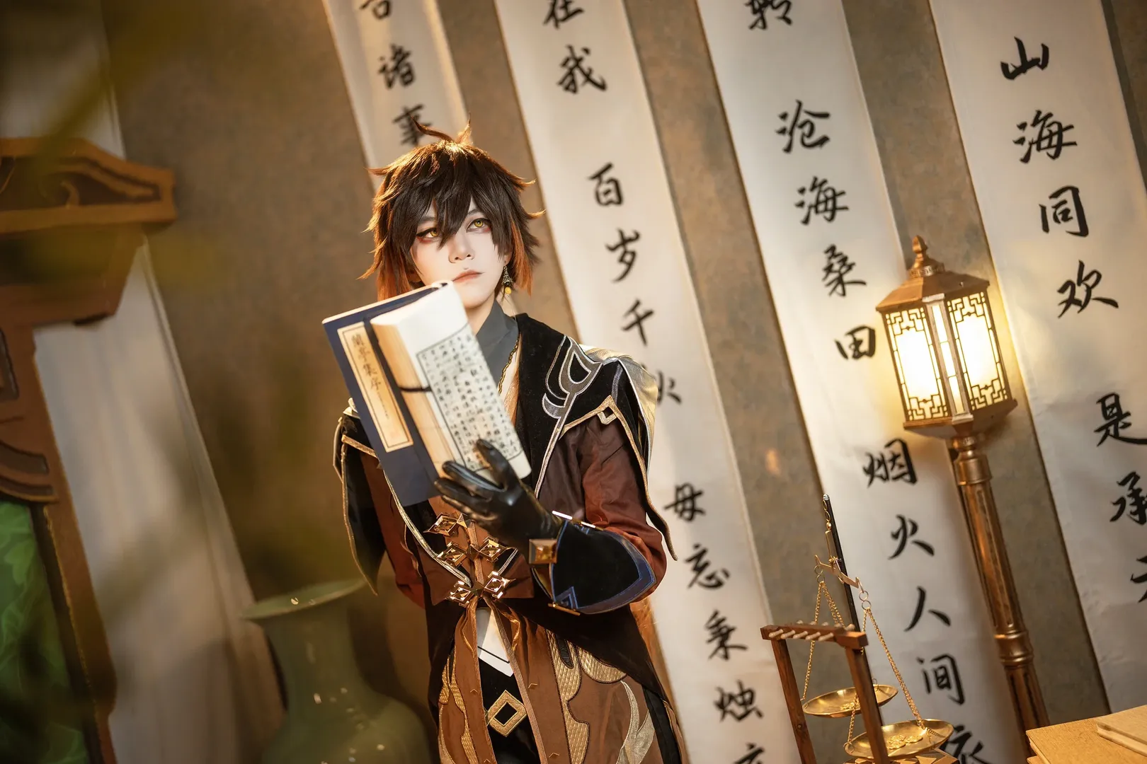 角色扮演, 原神, cosplay摄影, 钟离cos, 古风奇幻 - 第3张