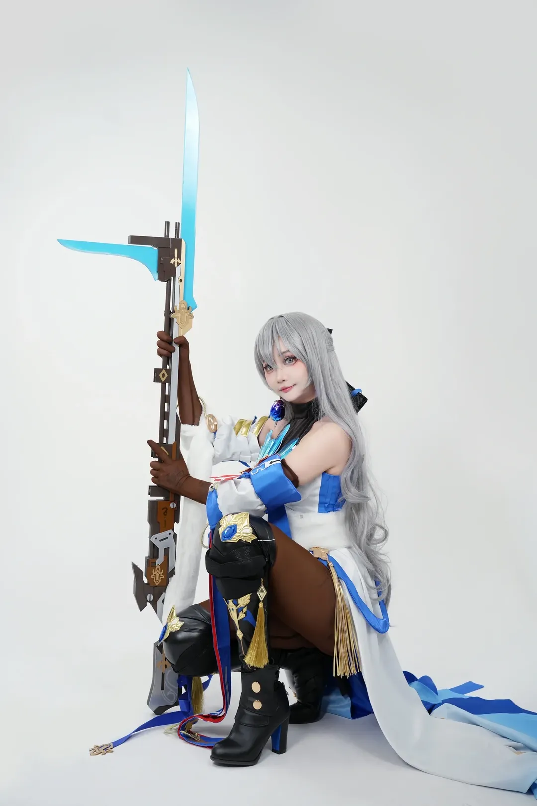 cosplay, 崩坏星穹铁道, 布洛妮娅cos, 丝袜穿搭, 银鬃铁卫 - 第8张