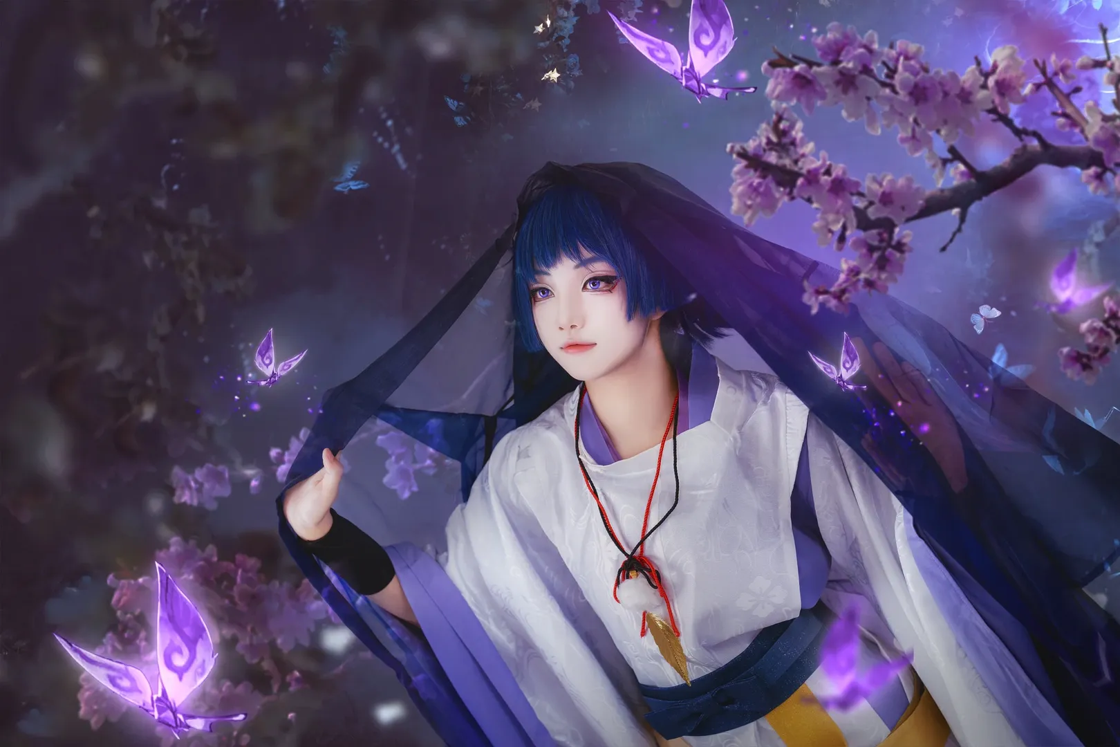 原神, コスプレ, 和風撮影, 二次元コスプレイヤー, 傾奇者コスプレ - 1枚目