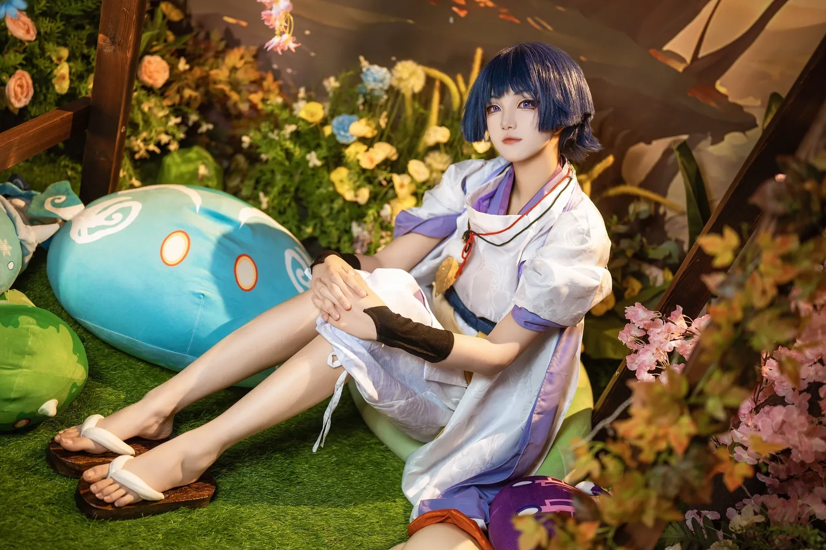 原神, コスプレ, 和風撮影, 二次元コスプレイヤー, 傾奇者コスプレ