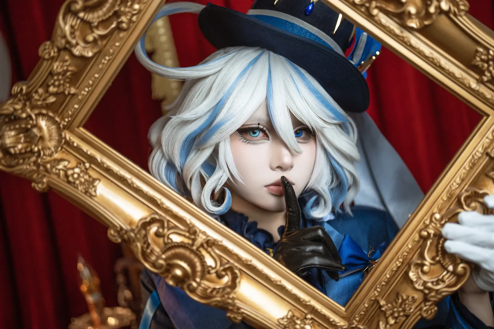 原神, cosplay, 芙宁娜cos, 白丝穿搭, 高质感cos - 第4张