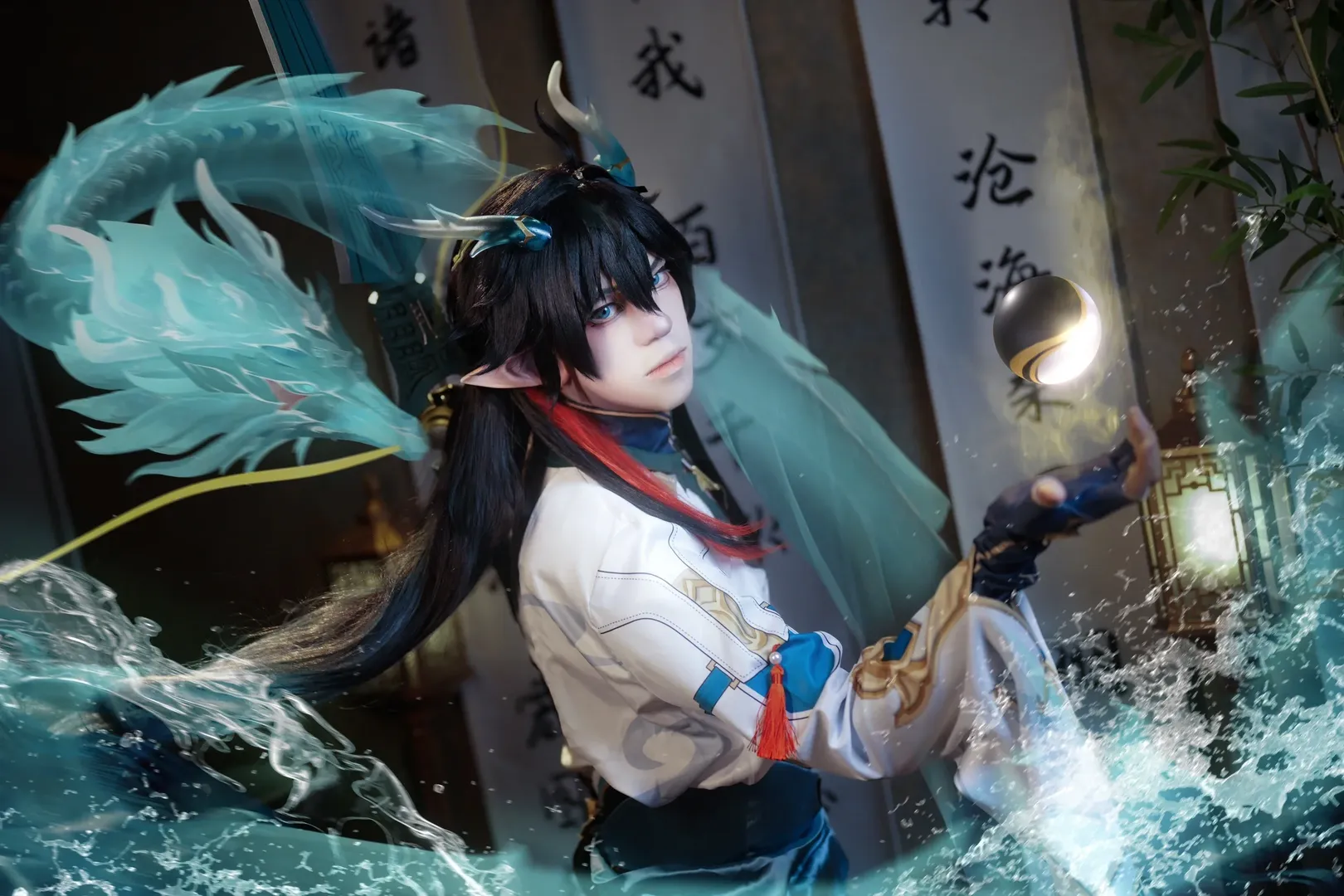 崩壊：スターレイル, コスプレ撮影, 中国風スタイル, 飲月君コスプレ, 持明の龍尊コスプレ