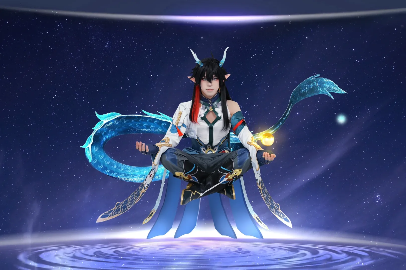 崩坏星穹铁道, cosplay摄影, 国风造型, 饮月君cos, 持明龙尊cos - 第2张