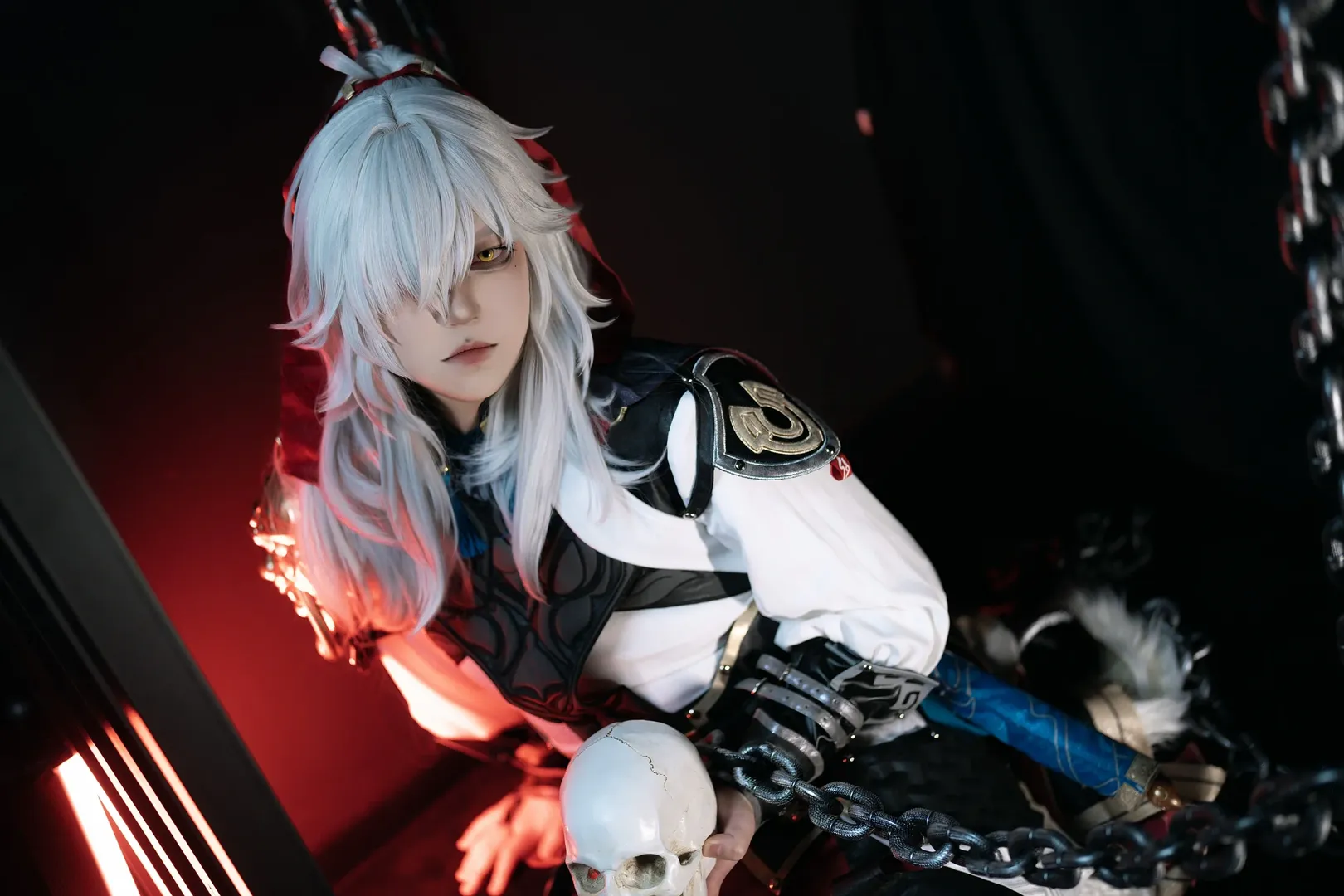 崩坏星穹铁道, cosplay正片, 白毛cos, 景元cos, 仙侠风cos - 第4张