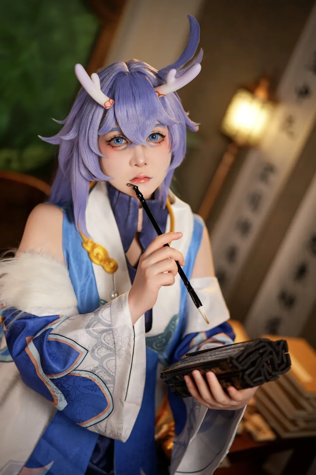 崩坏星穹铁道, Cosplay摄影, 白露cos, 二次元美少女, 古风扮演 - 第1张