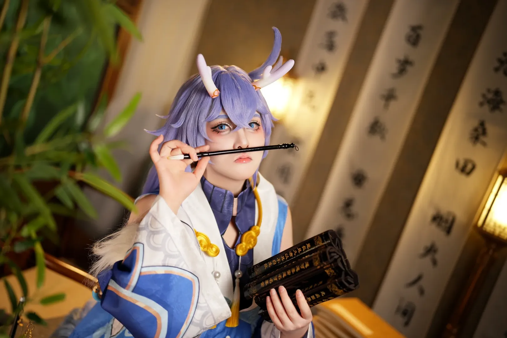 崩坏星穹铁道, Cosplay摄影, 白露cos, 二次元美少女, 古风扮演 - 第2张