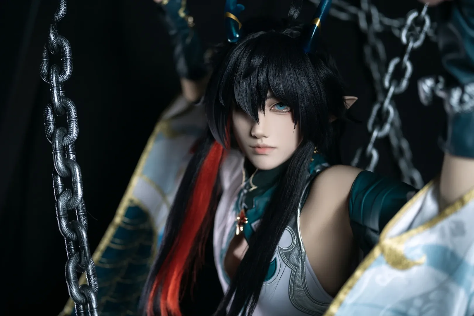崩壊：スターレイル, コスプレ撮影, 竜の角の造形, 中華風ファンタジーコスプレ, 飲月君コスプレ
