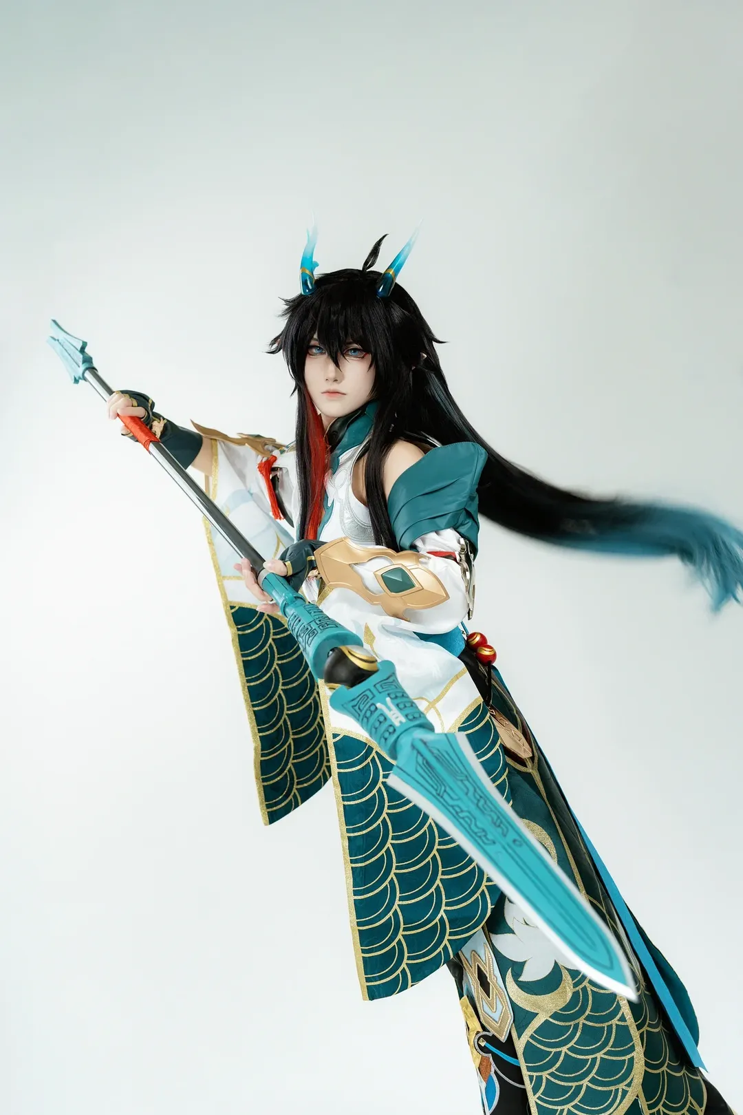 崩坏星穹铁道, cosplay摄影, 龙角造型, 国风幻想cos, 饮月君cos - 第5张