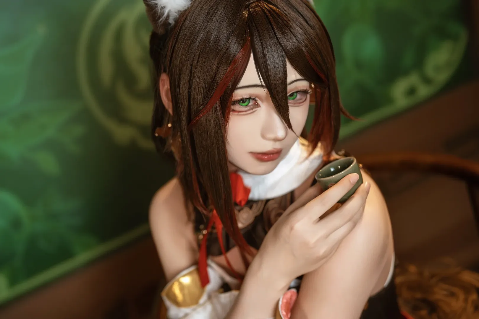 コスプレ, 崩壊：スターレイル, 古風コスプレ, 停雲 コスプレ, 獣耳 - 1枚目