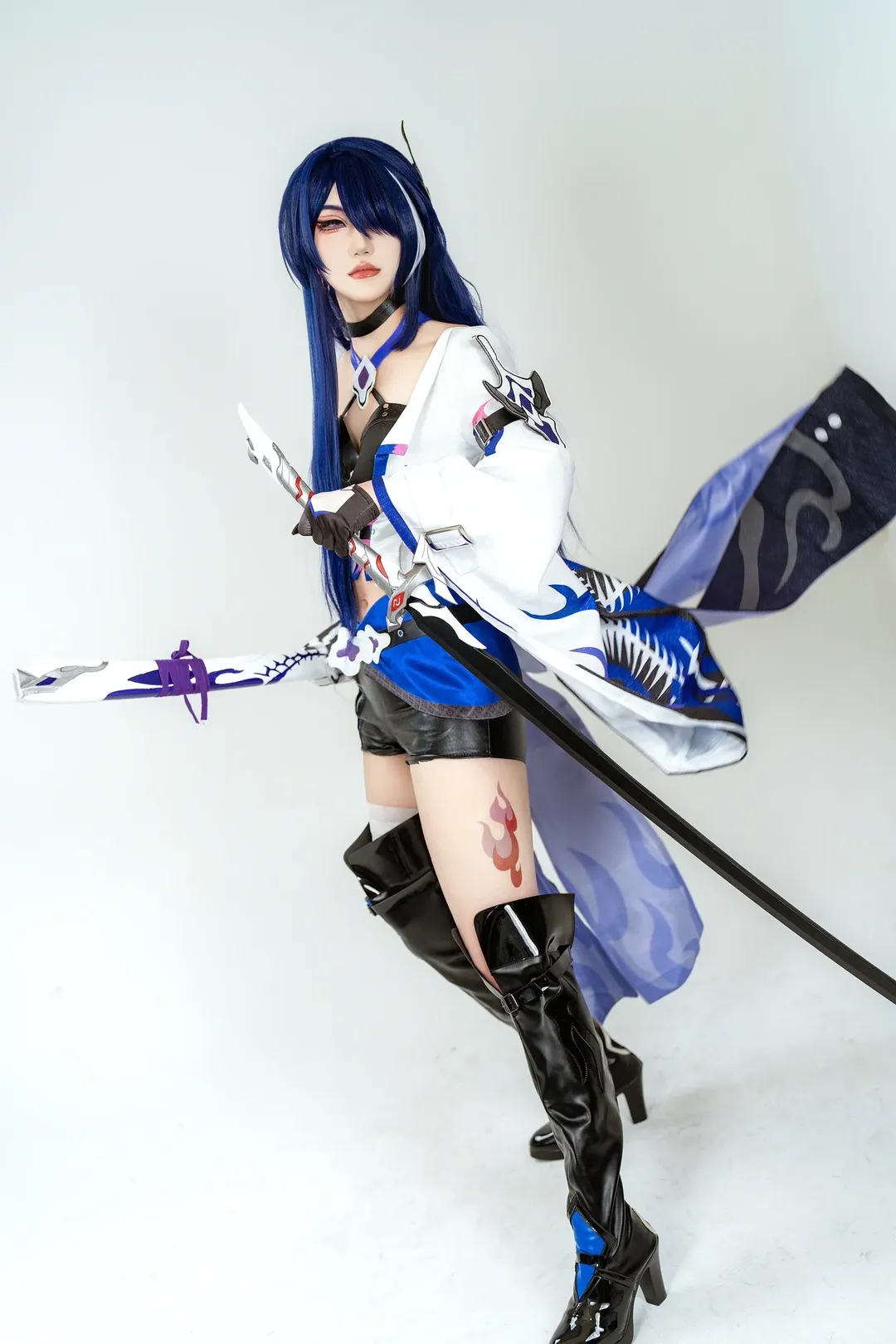 崩坏星穹铁道, 黄泉cos, 二次元cos, cosplay摄影, 棚拍分享 - 第5张