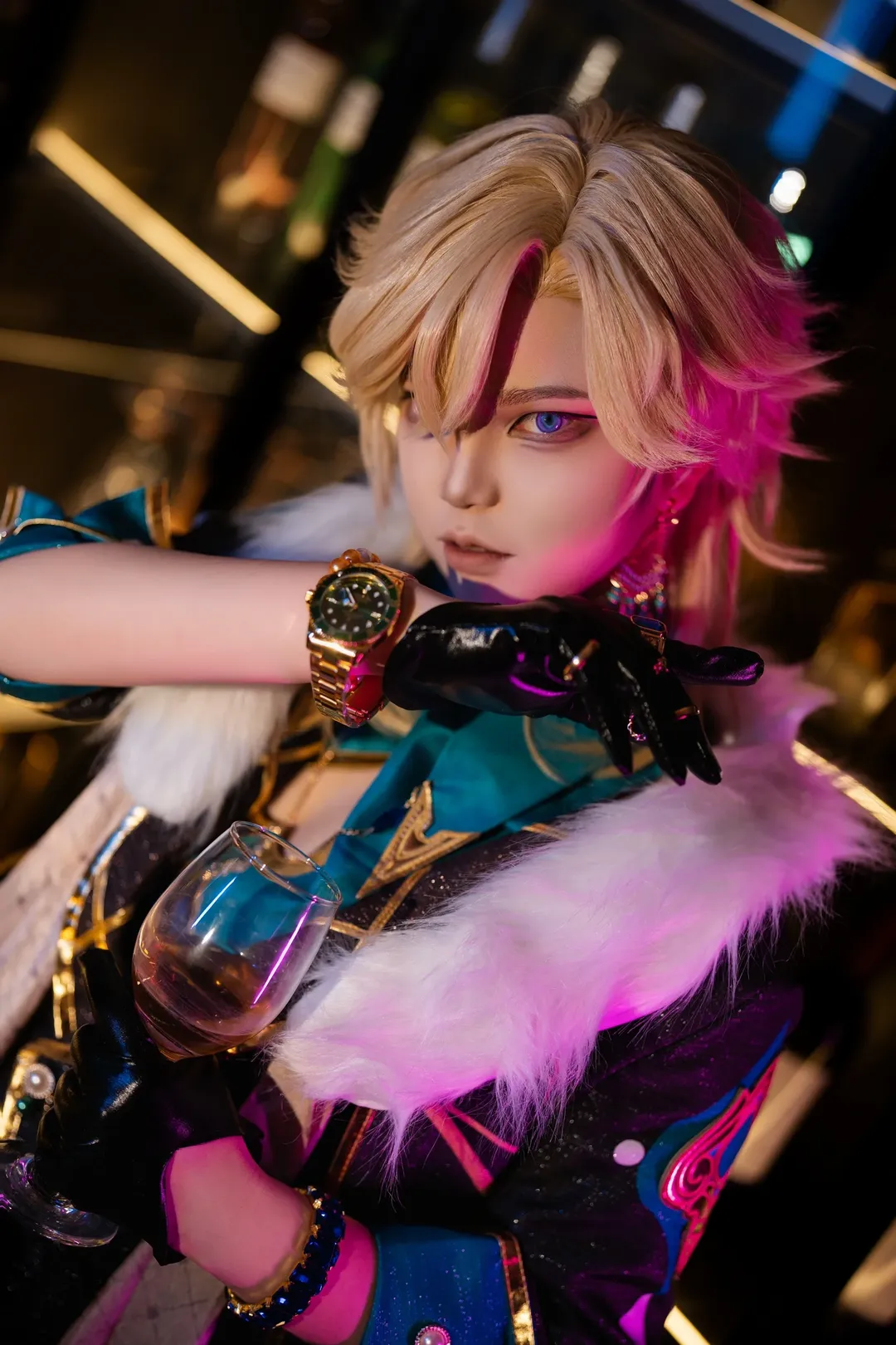 角色扮演, 崩坏星穹铁道, 酒吧氛围, cosplay正片, 砂金cos