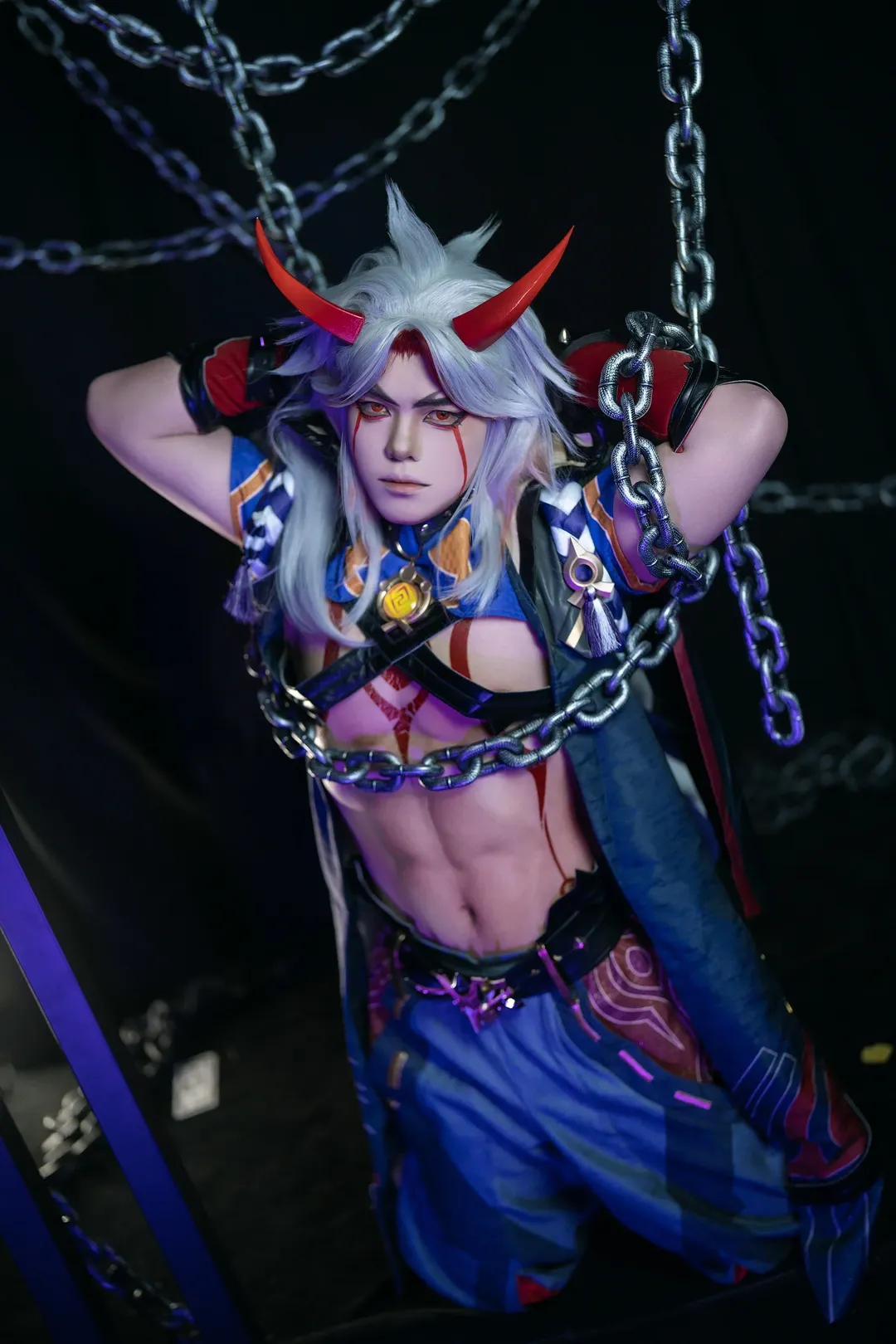 原神, 原神cosplay, 动漫角色扮演, 客片分享, 荒泷一斗cos - 第1张