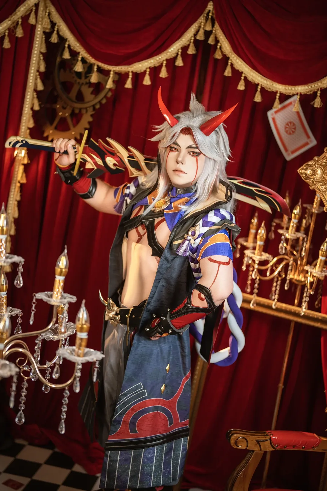 原神, 原神cosplay, 动漫角色扮演, 客片分享, 荒泷一斗cos - 第2张