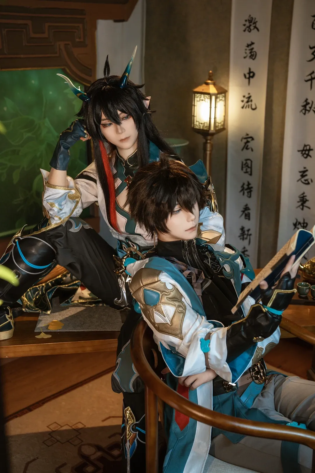 ロールプレイ, 二次元撮影, 崩壊：スターレイル, コスプレ撮影, 丹恒・飲月君コスプレ - 2枚目