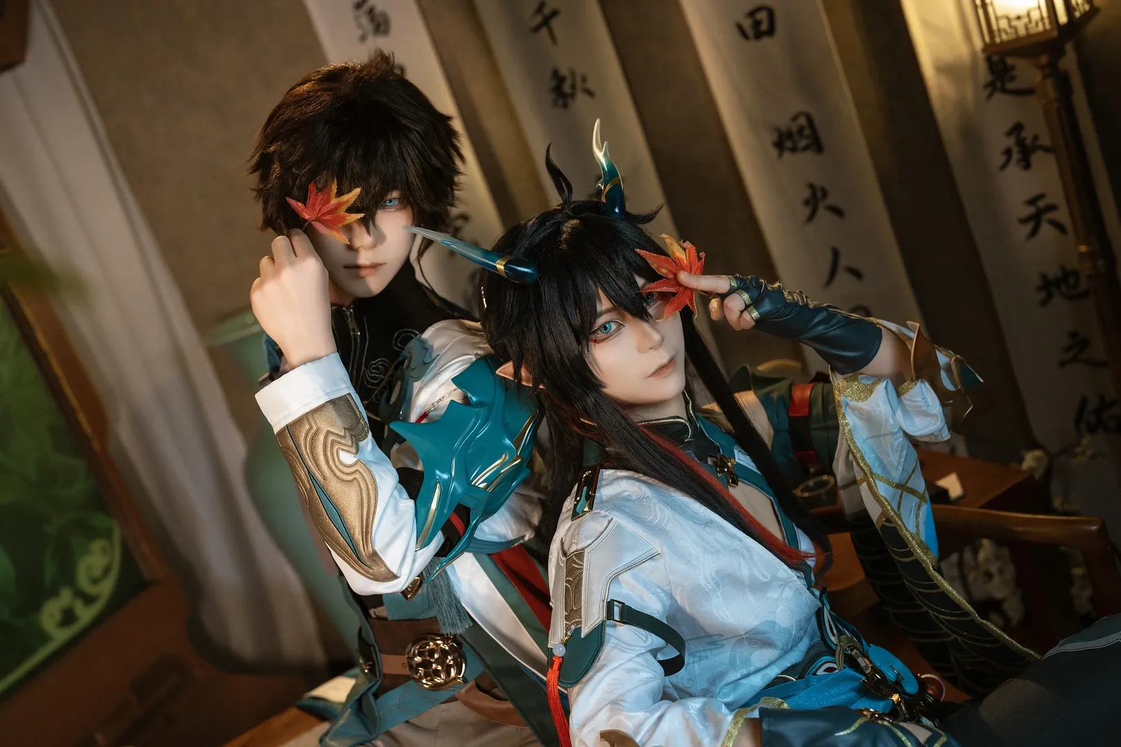 ロールプレイ, 二次元撮影, 崩壊：スターレイル, コスプレ撮影, 丹恒・飲月君コスプレ - 3枚目