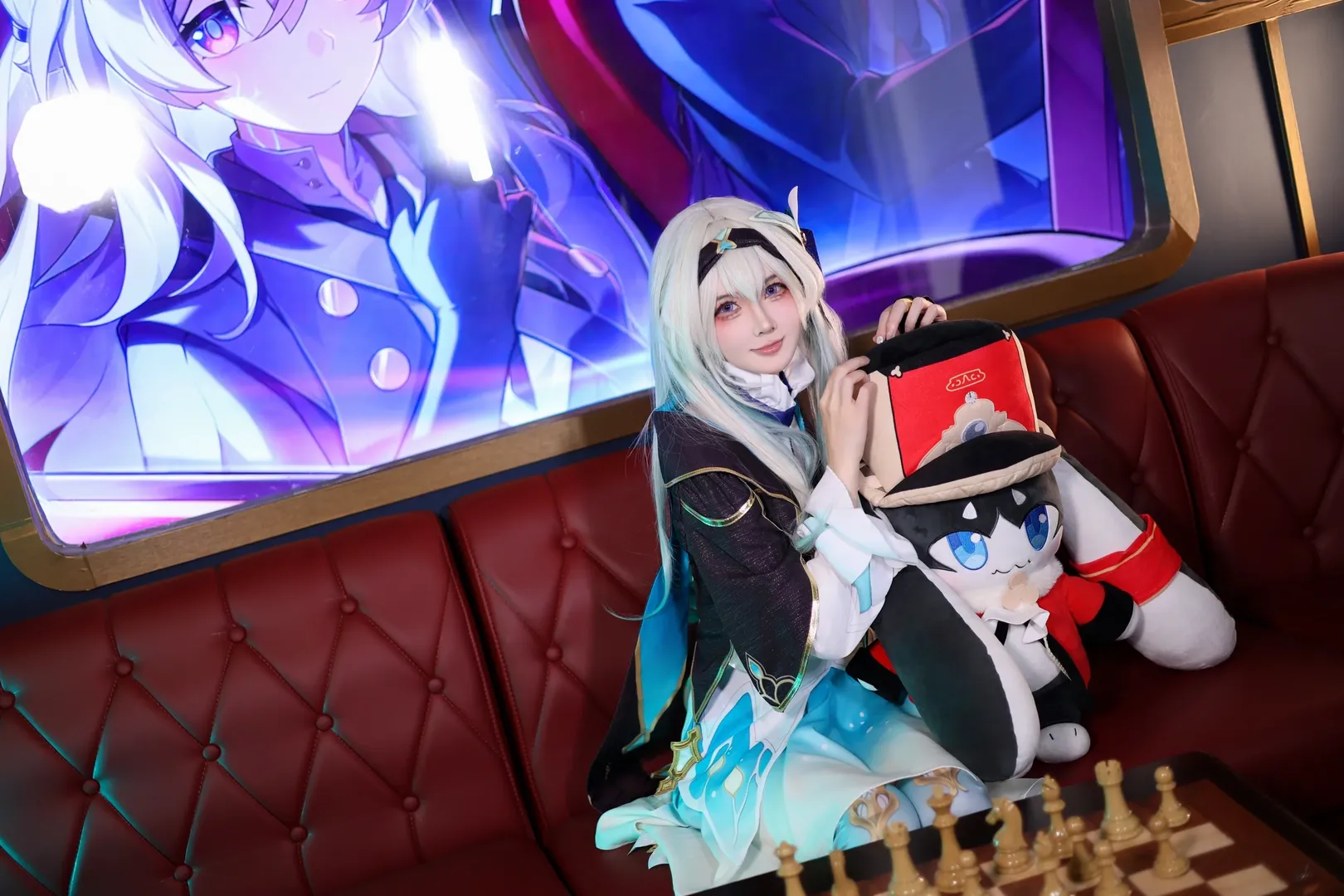 崩坏星穹铁道, 流萤cos, 二次元角色, cosplay摄影, 丝袜穿搭 - 第2张