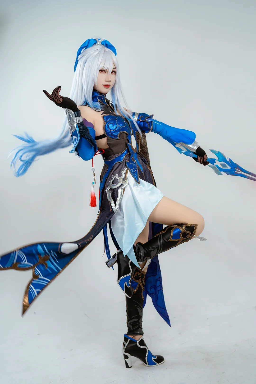 崩壊：スターレイル, 鏡流 コスプレ, コスプレ撮影, 国風二次元, 白髪赤眼 - 3枚目