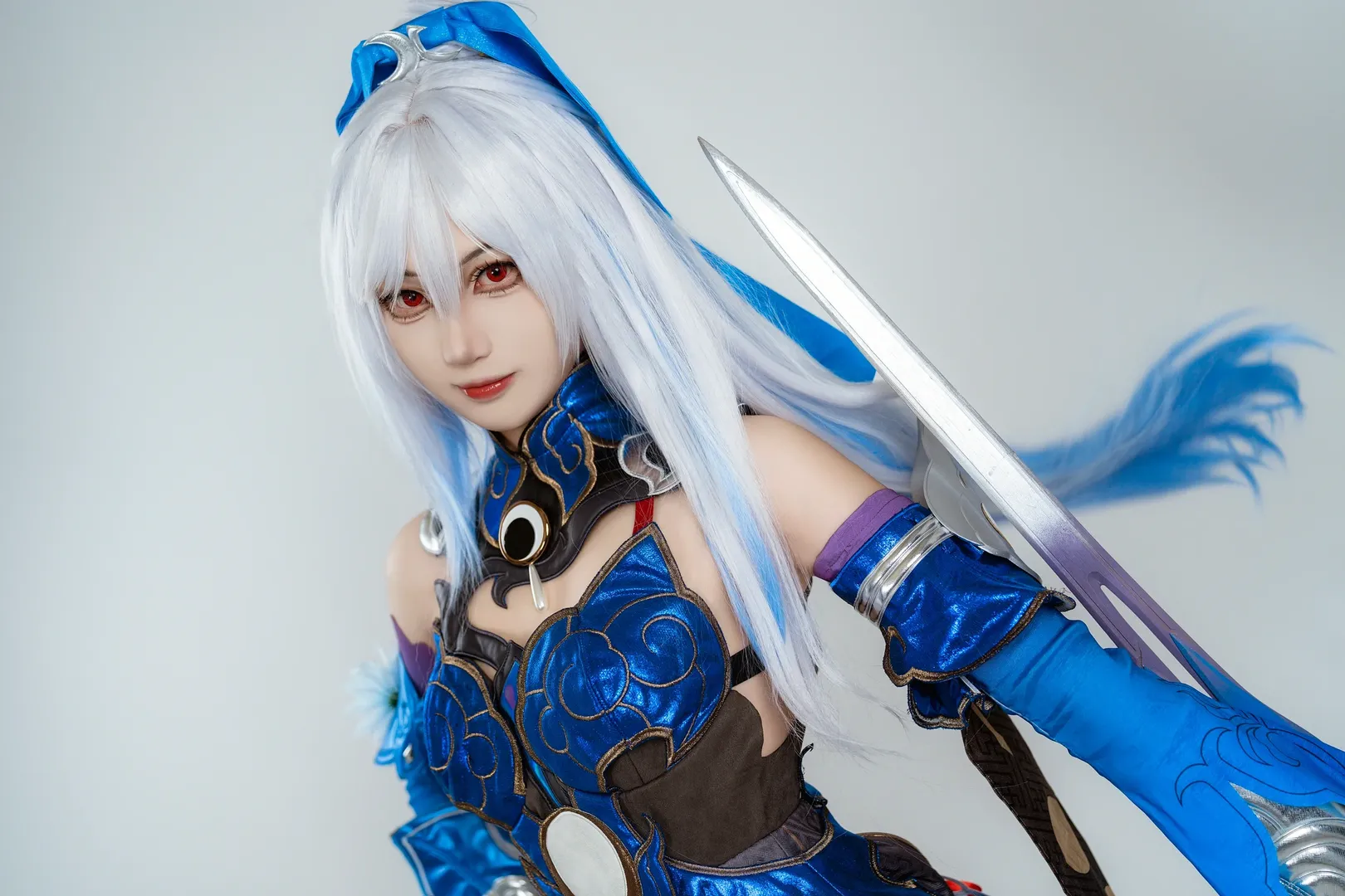 崩壊：スターレイル, 鏡流 コスプレ, コスプレ撮影, 国風二次元, 白髪赤眼 - 6枚目