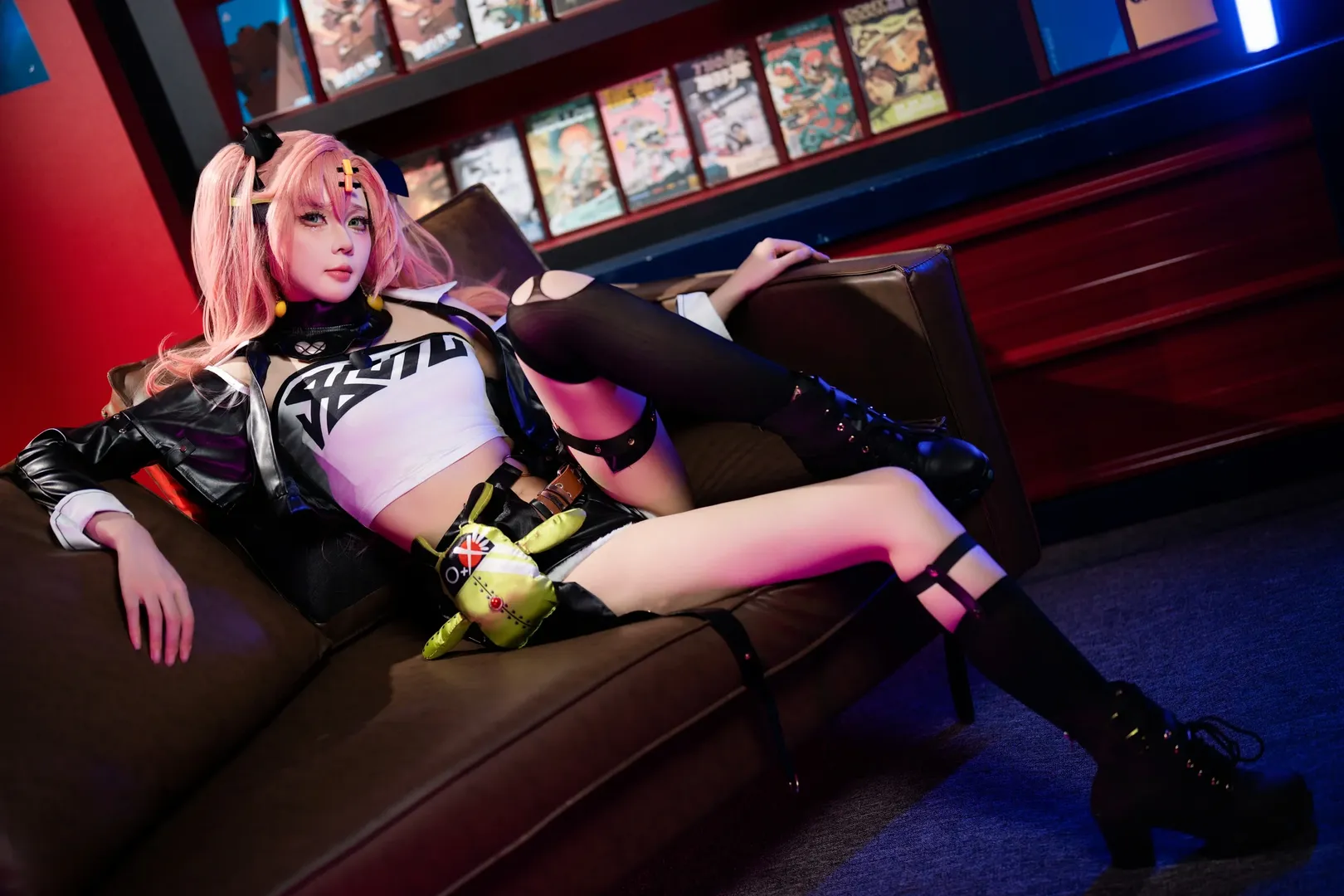 絕區零, cosplay攝影, 機能風穿搭, 妮可cos, 絲襪cos