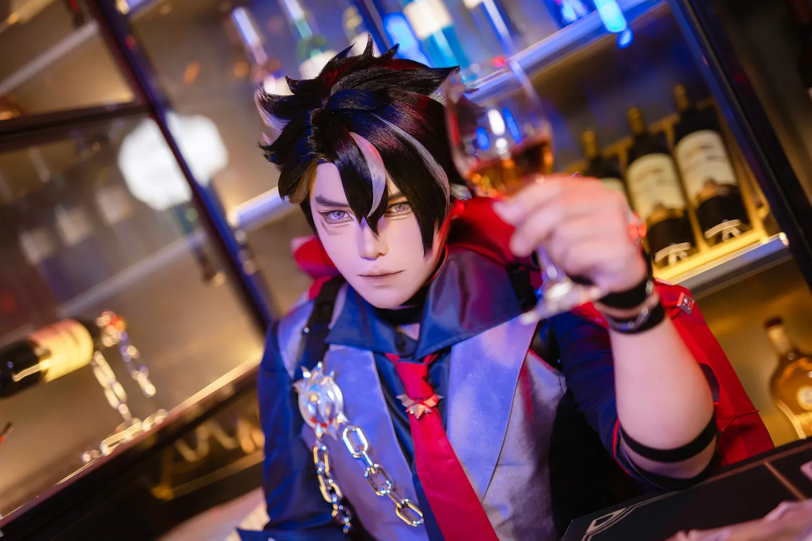 原神, cosplay摄影, 酒吧场景, 莱欧斯利cos, 男coser - 第3张