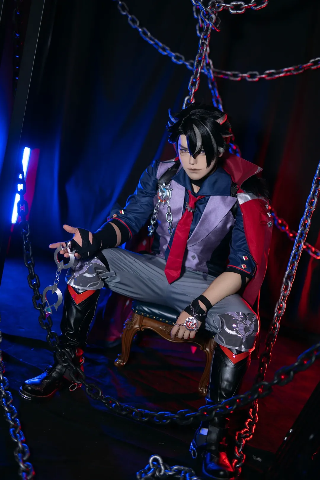 原神, cosplay摄影, 酒吧场景, 莱欧斯利cos, 男coser - 第4张
