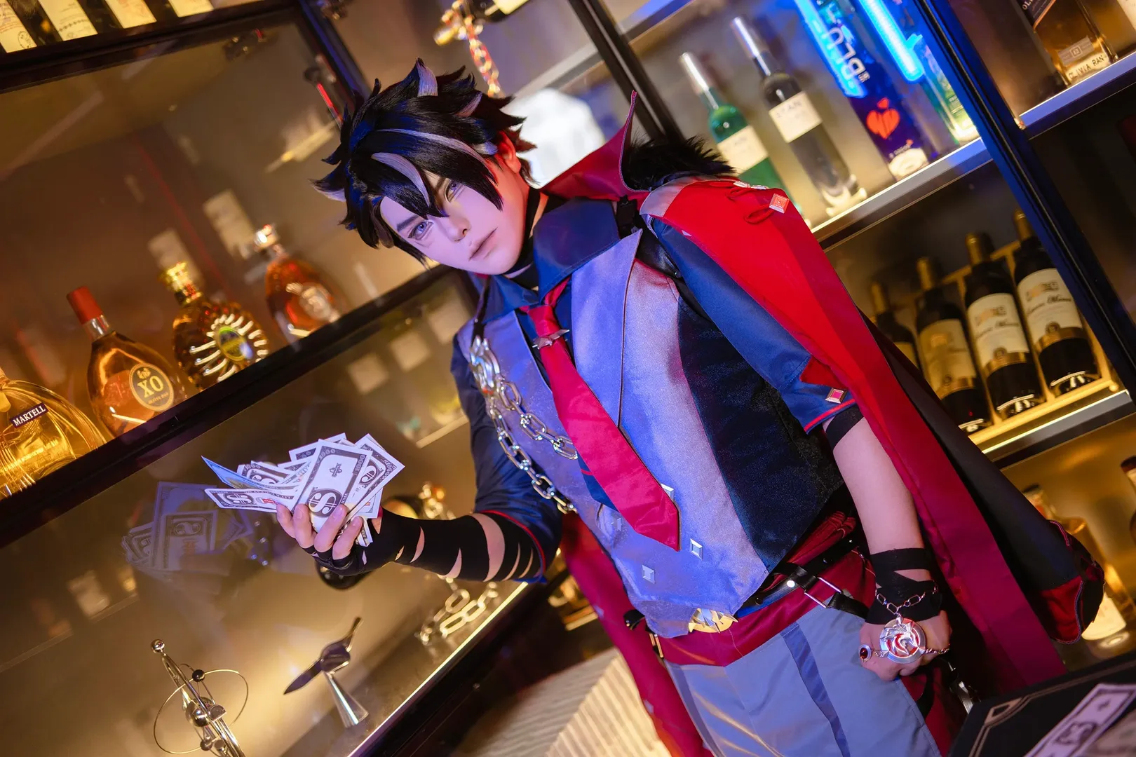 原神, cosplay摄影, 酒吧场景, 莱欧斯利cos, 男coser - 第5张