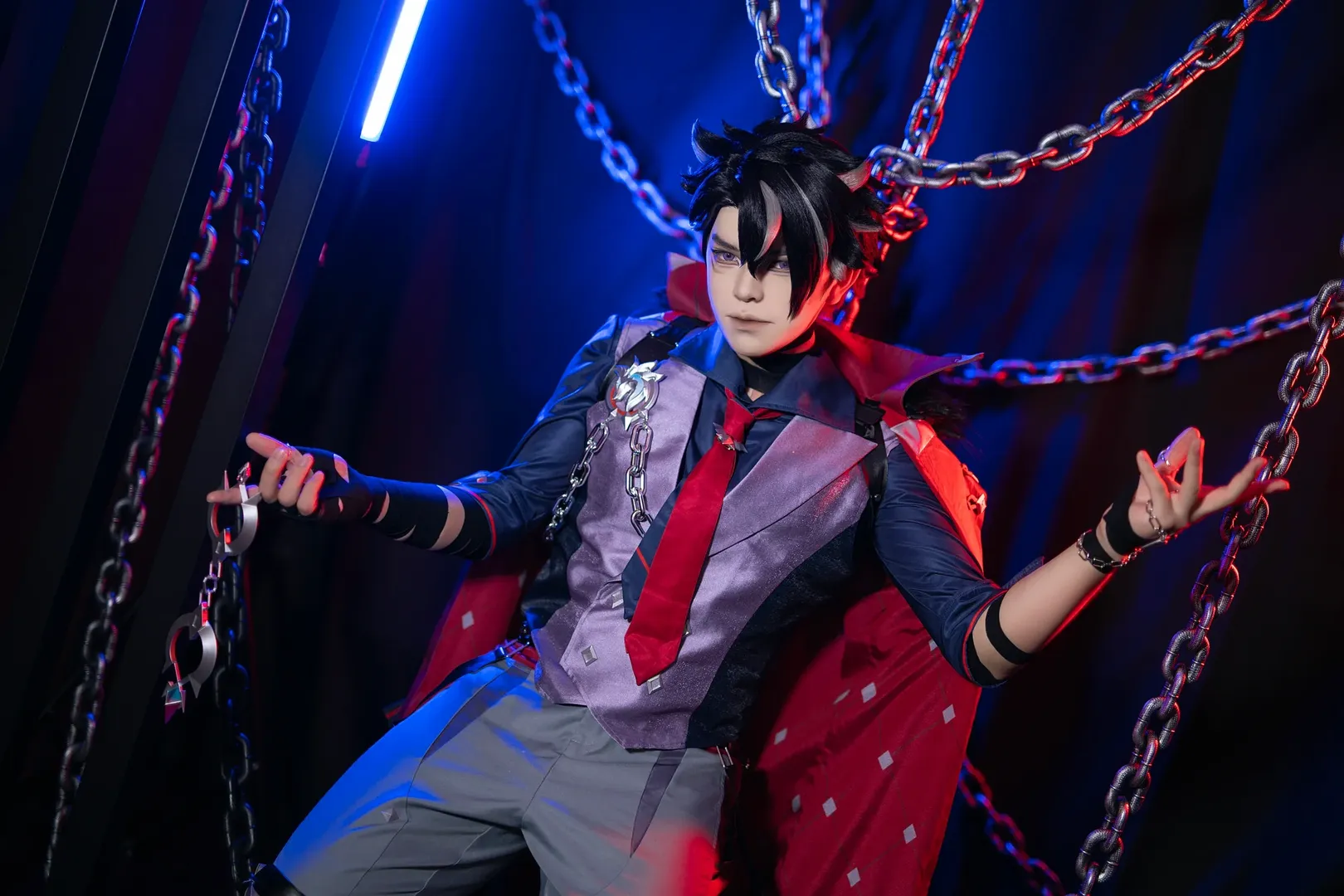 原神, cosplay摄影, 酒吧场景, 莱欧斯利cos, 男coser - 第6张
