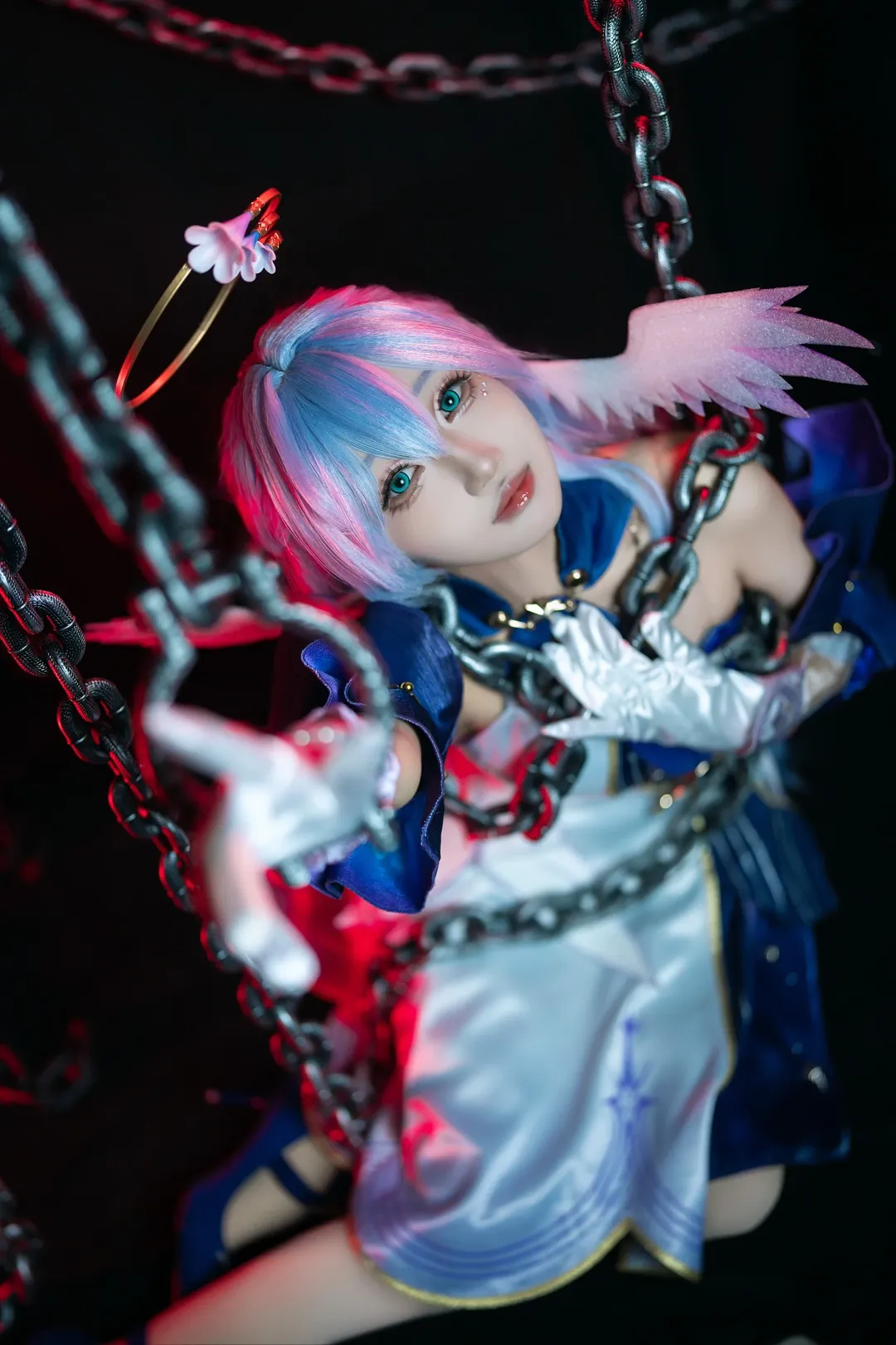 崩壞星穹鐵道, 知更鳥cos, 夢幻氛圍, cosplay攝影, 光影造型 - 第4張
