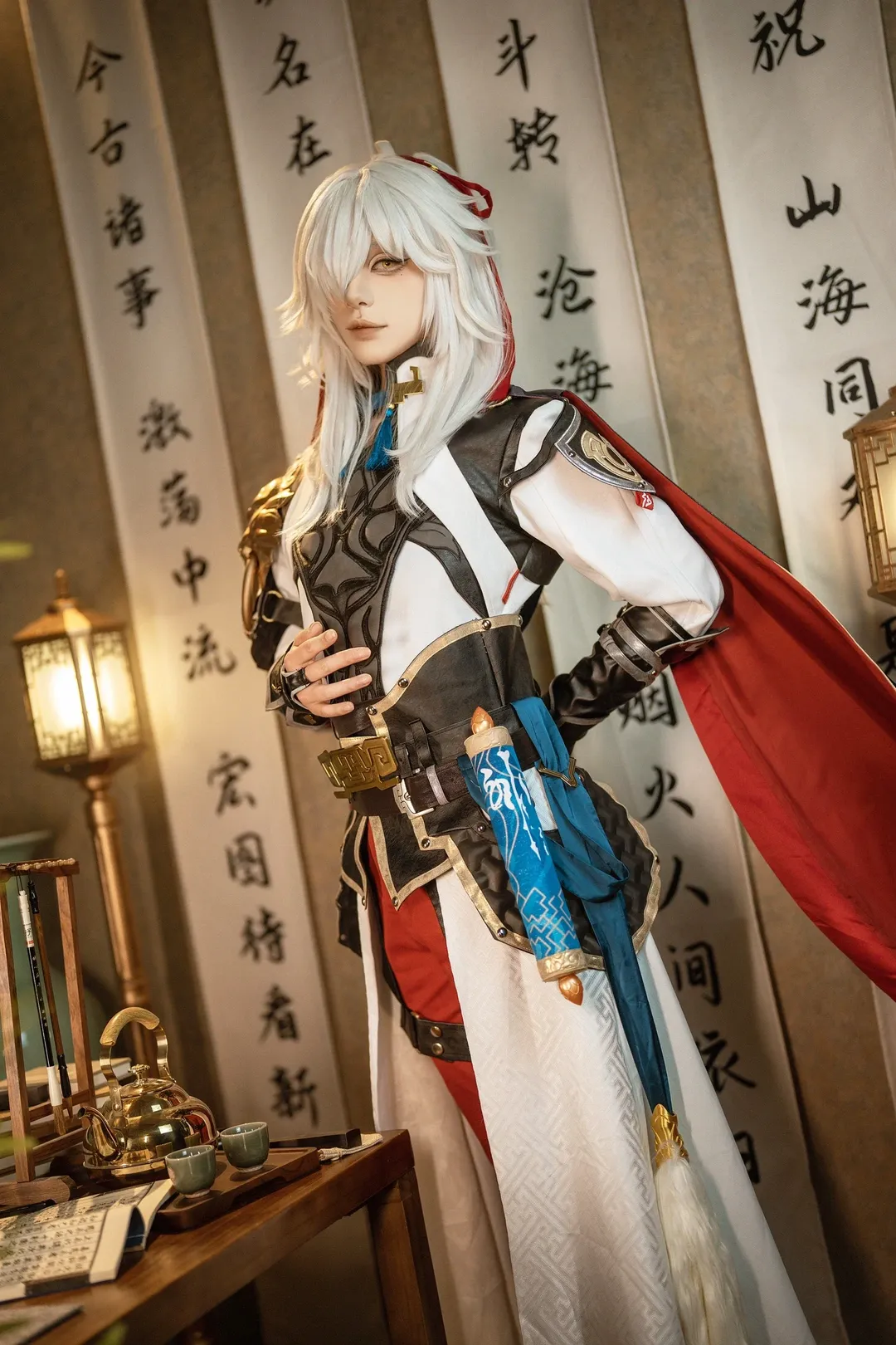 cosplay, 二次元摄影, 崩坏星穹铁道, 白发造型, 景元cos - 第1张
