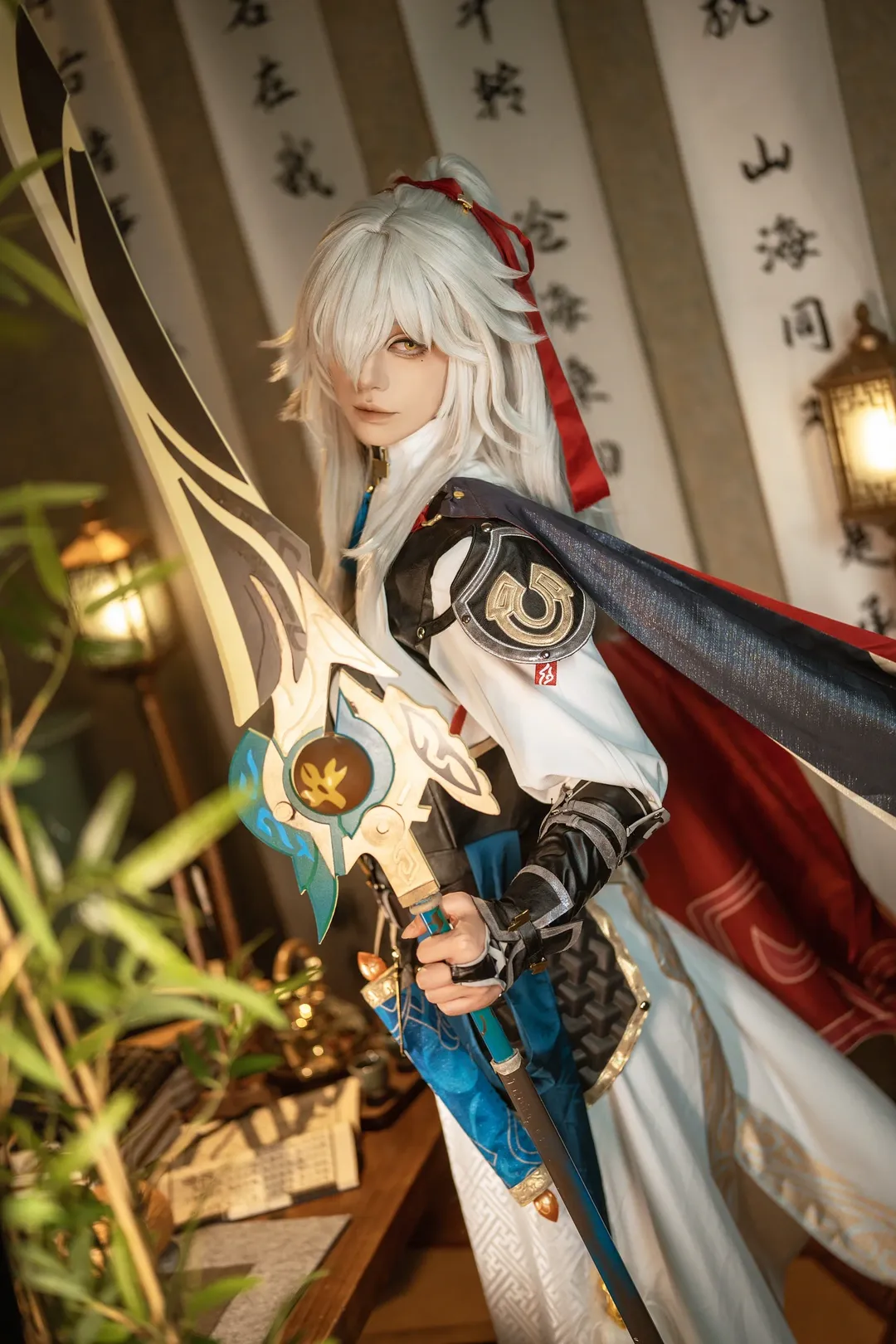 cosplay, 二次元摄影, 崩坏星穹铁道, 白发造型, 景元cos - 第3张