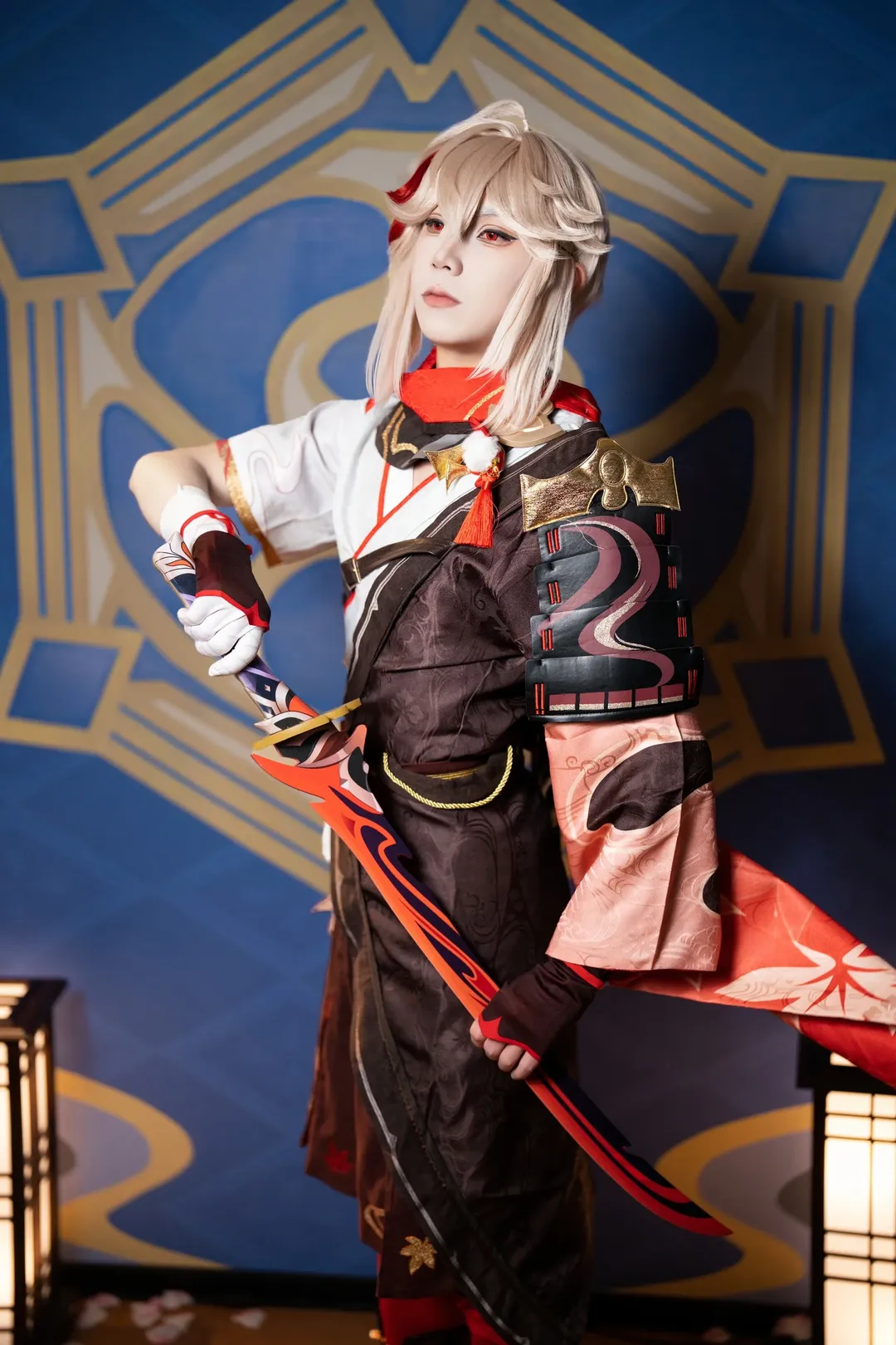 原神, cosplay, 日系和风, 正片分享, 枫原万叶cos - 第2张