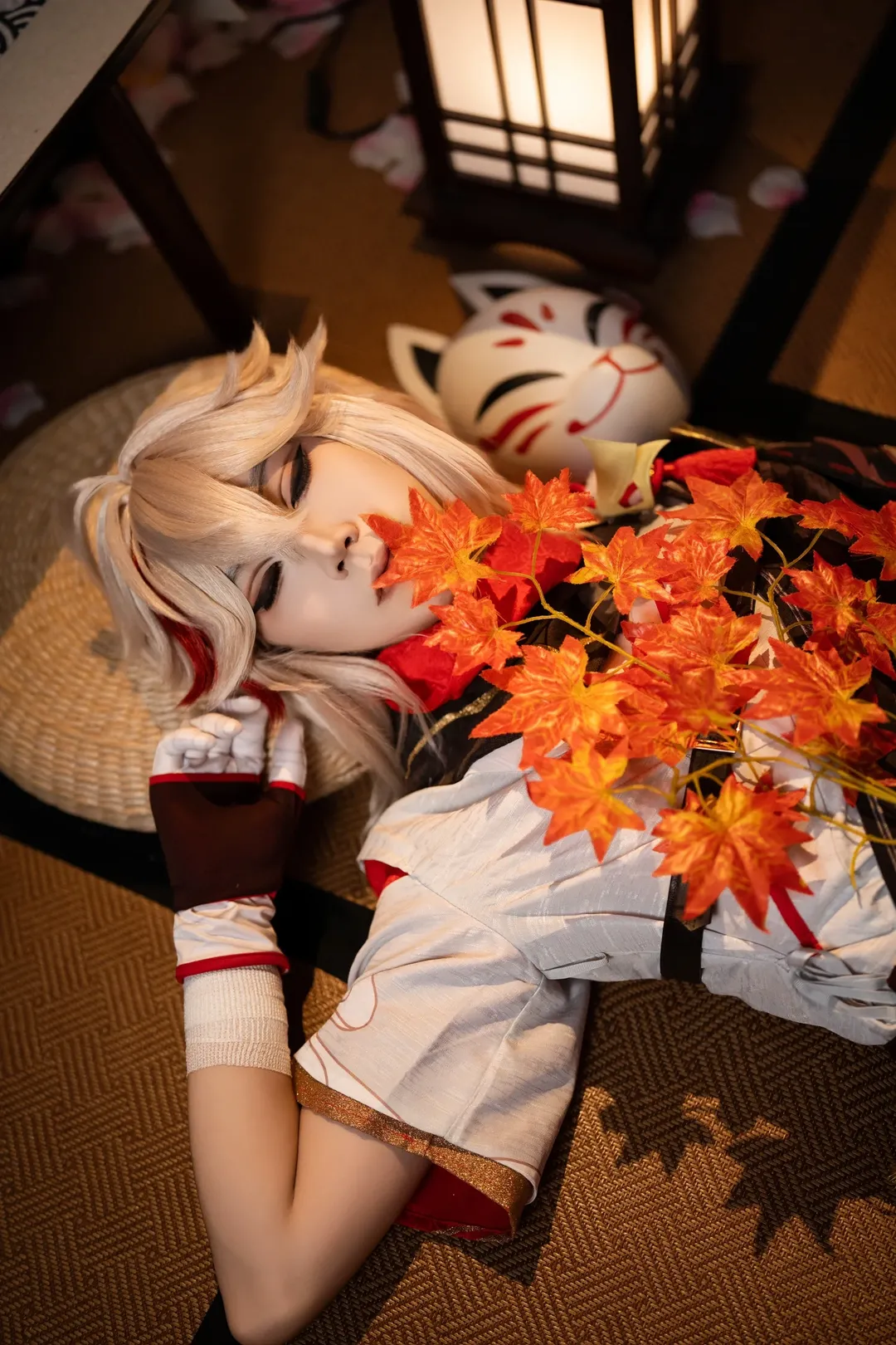 原神, cosplay, 日系和风, 正片分享, 枫原万叶cos - 第3张