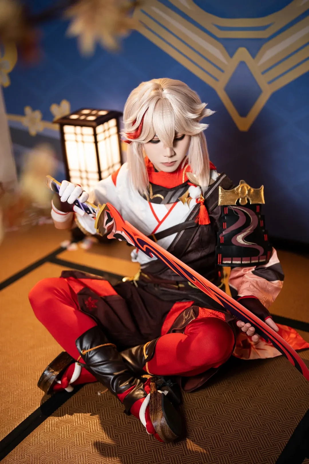 原神, cosplay, 日系和风, 正片分享, 枫原万叶cos - 第4张