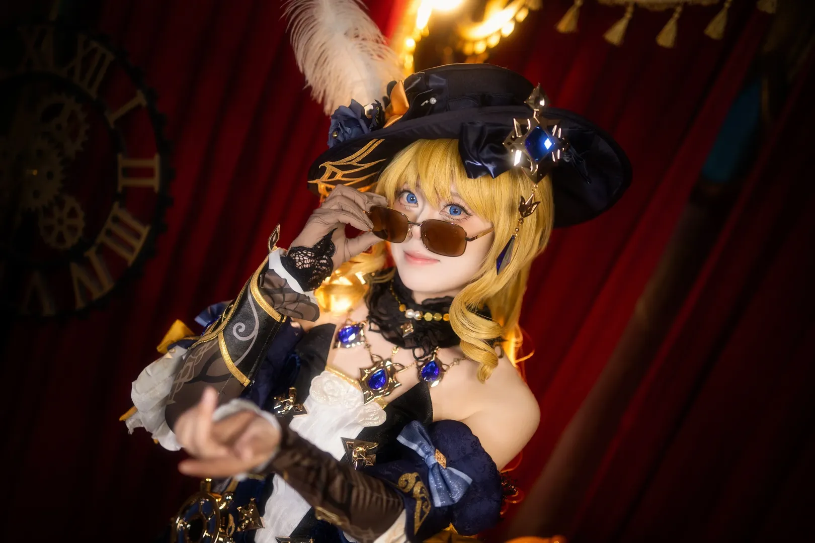 Genshin Impact, Cosplay stockings, Navia cosplay, Genshin Impact cosplay, HoYo Wonderful House - Image 4