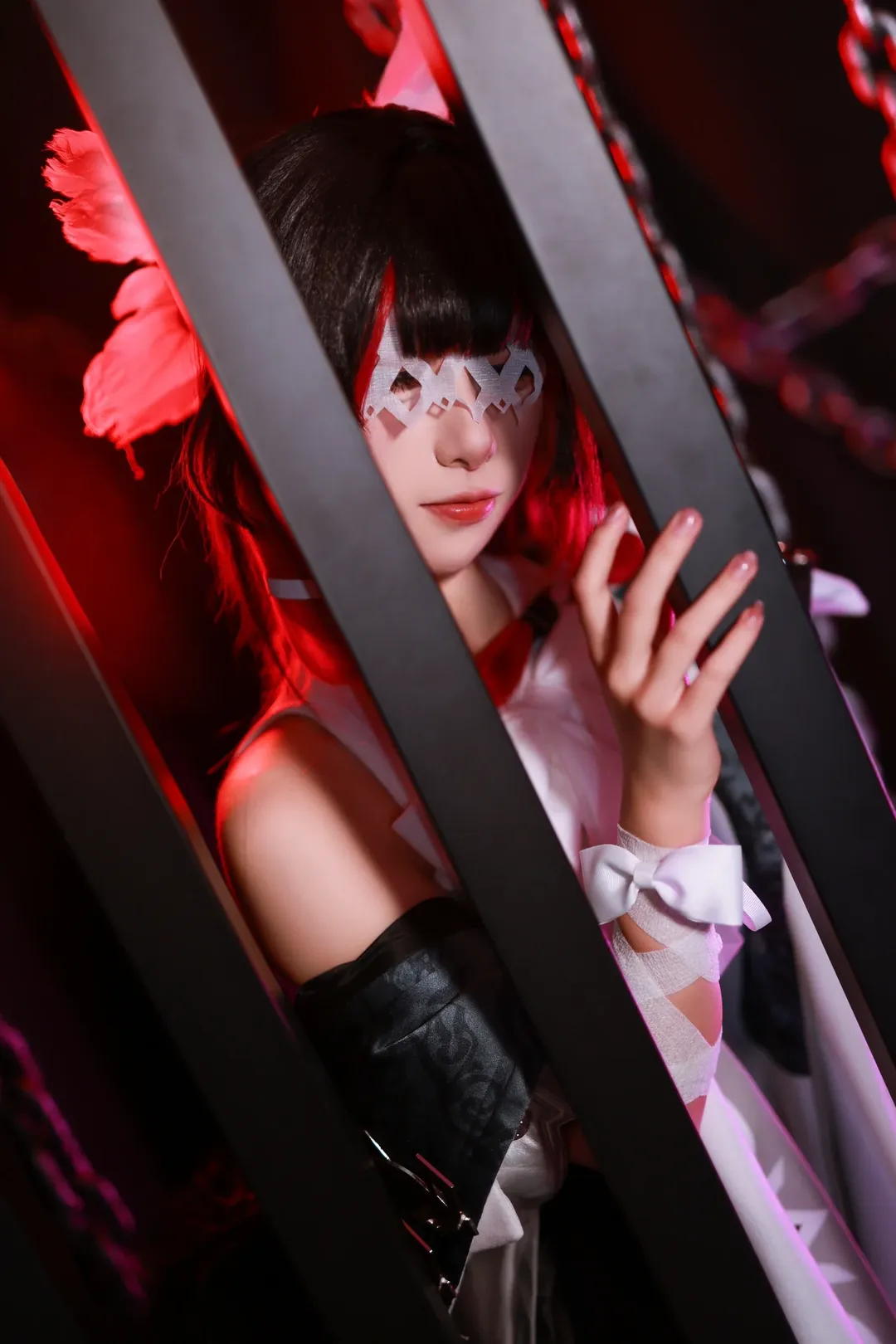 原神, 哥伦比娅cos, cosplay, 二次元摄影, 愚人众 - 第1张
