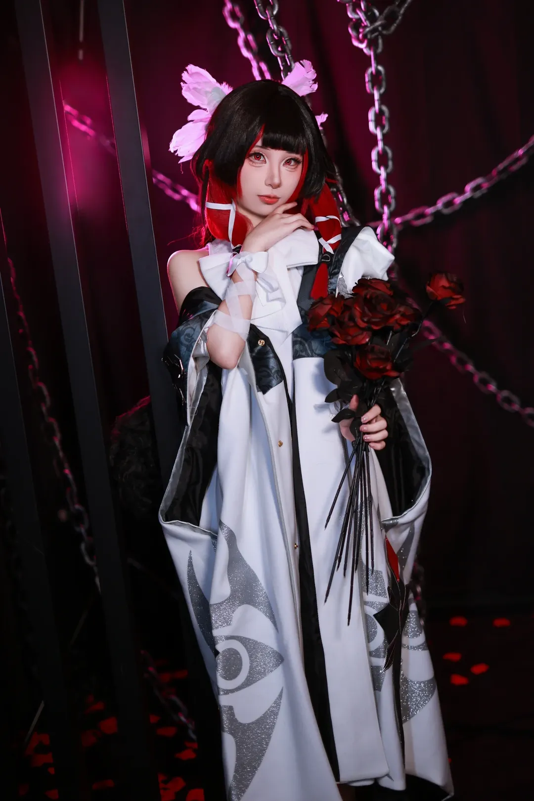 原神, 哥伦比娅cos, cosplay, 二次元摄影, 愚人众 - 第2张