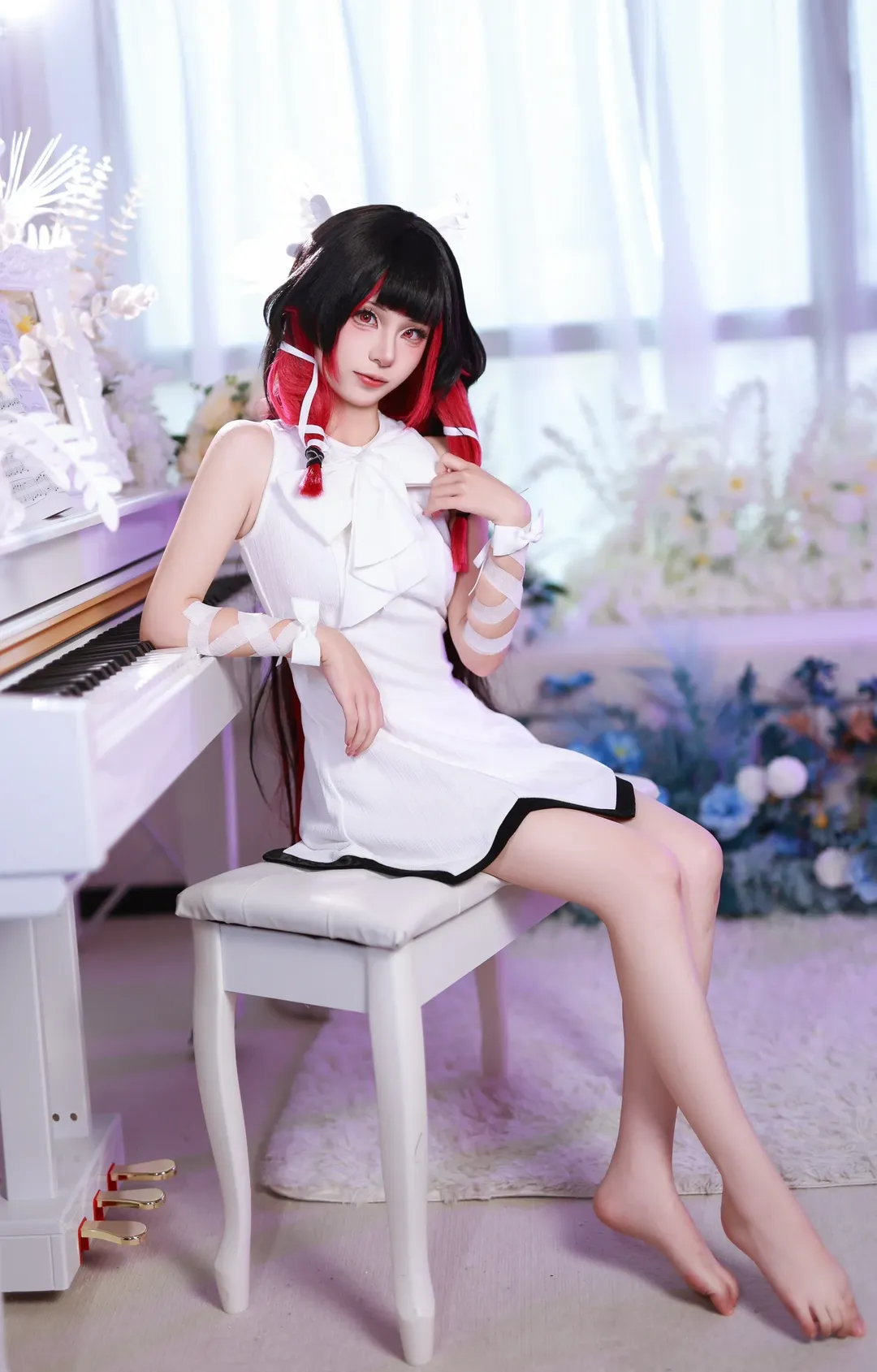 原神, 哥伦比娅cos, cosplay, 二次元摄影, 愚人众