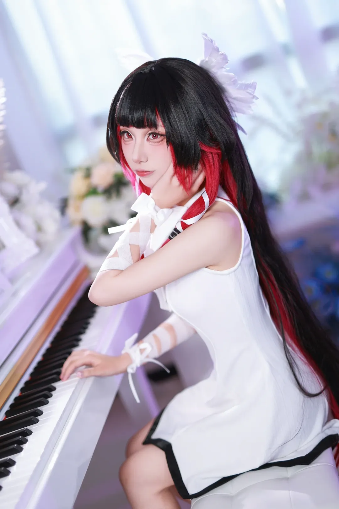 原神, 哥伦比娅cos, cosplay, 二次元摄影, 愚人众 - 第4张