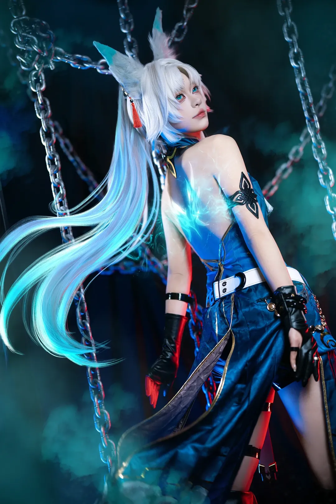 崩坏星穹铁道, 游戏角色还原, 飞霄cos, cosplay服装, 兽耳cos