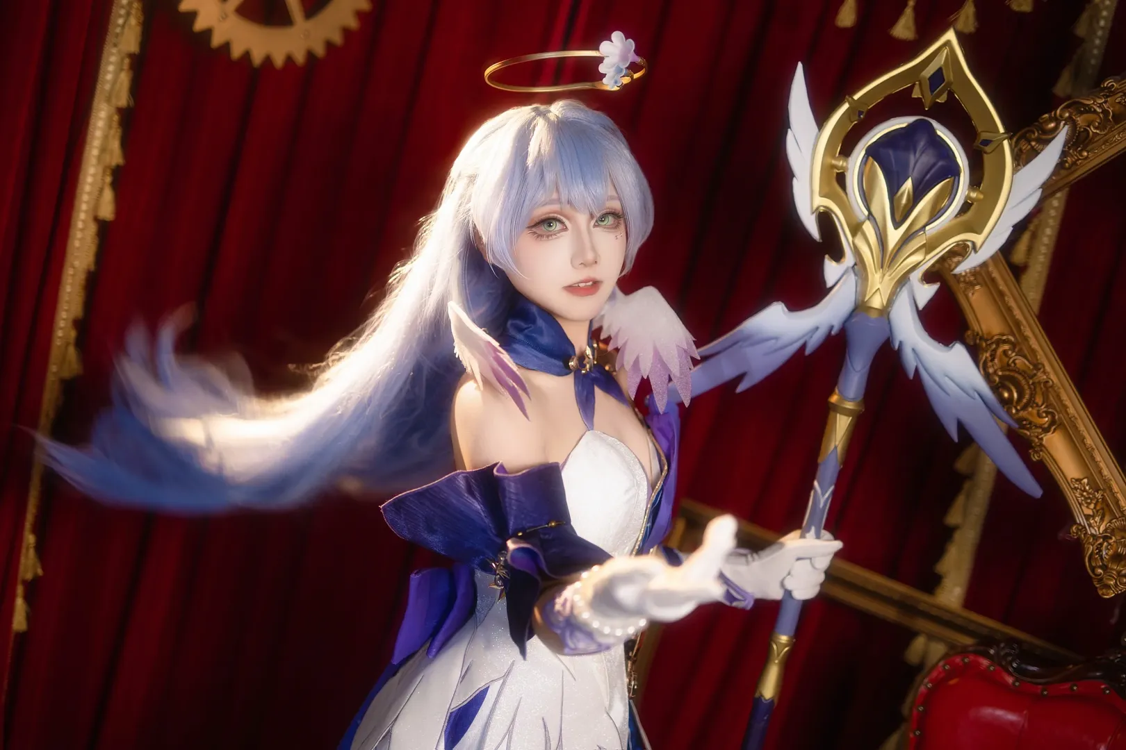 崩坏星穹铁道, 知更鸟cos, 二次元cosplay, cos摄影, 浅蓝假发 - 第5张