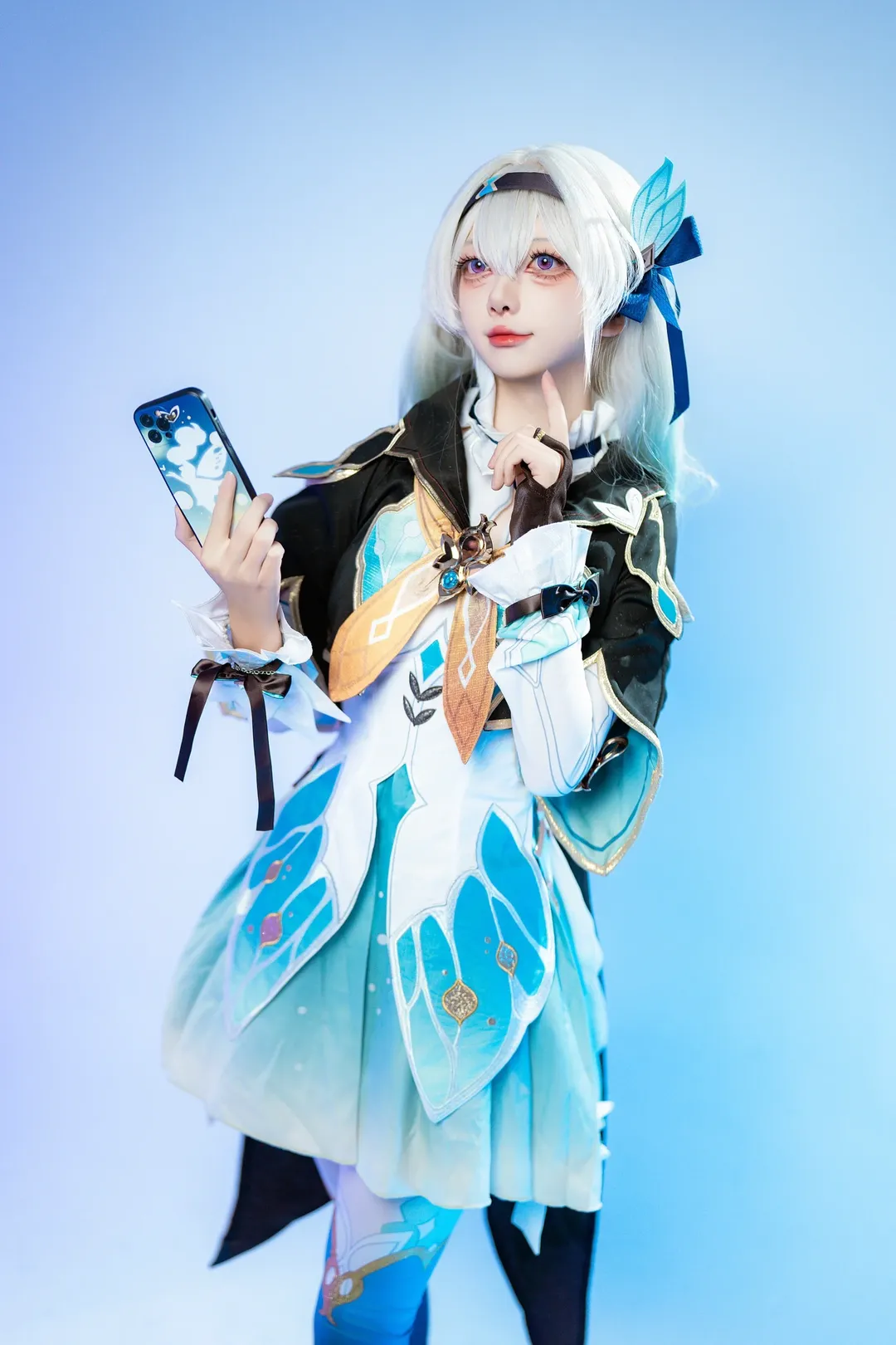2D, cosplay, Honkai: Star Rail, Firefly cosplay, Stockings