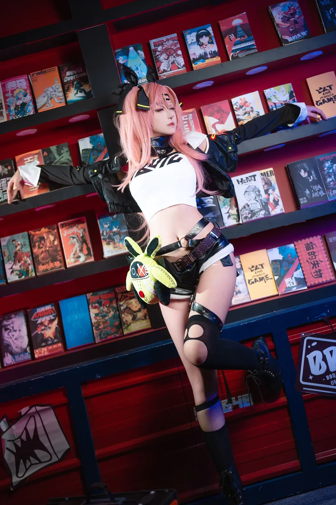 绝区零, 妮可cos, 游戏角色cosplay, 过膝袜cos, 街头风cos - 第2张
