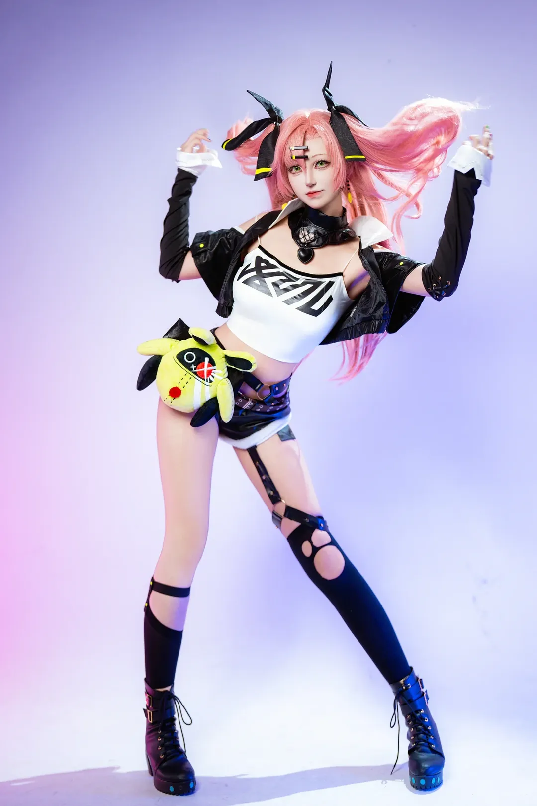 绝区零, 妮可cos, 游戏角色cosplay, 过膝袜cos, 街头风cos - 第4张